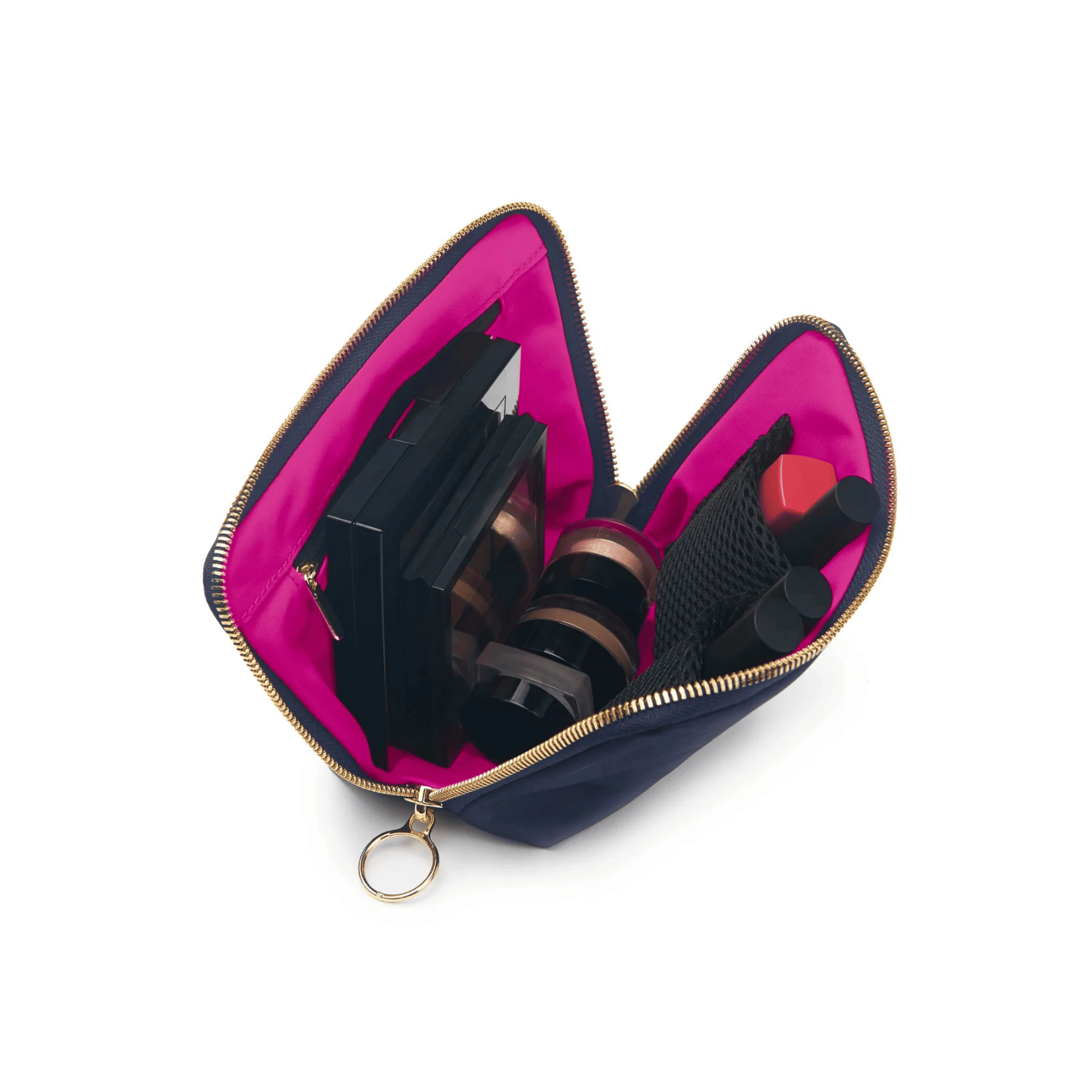 Alternate image of KUSSHI Everyday Navy & Pink Makeup Bag 