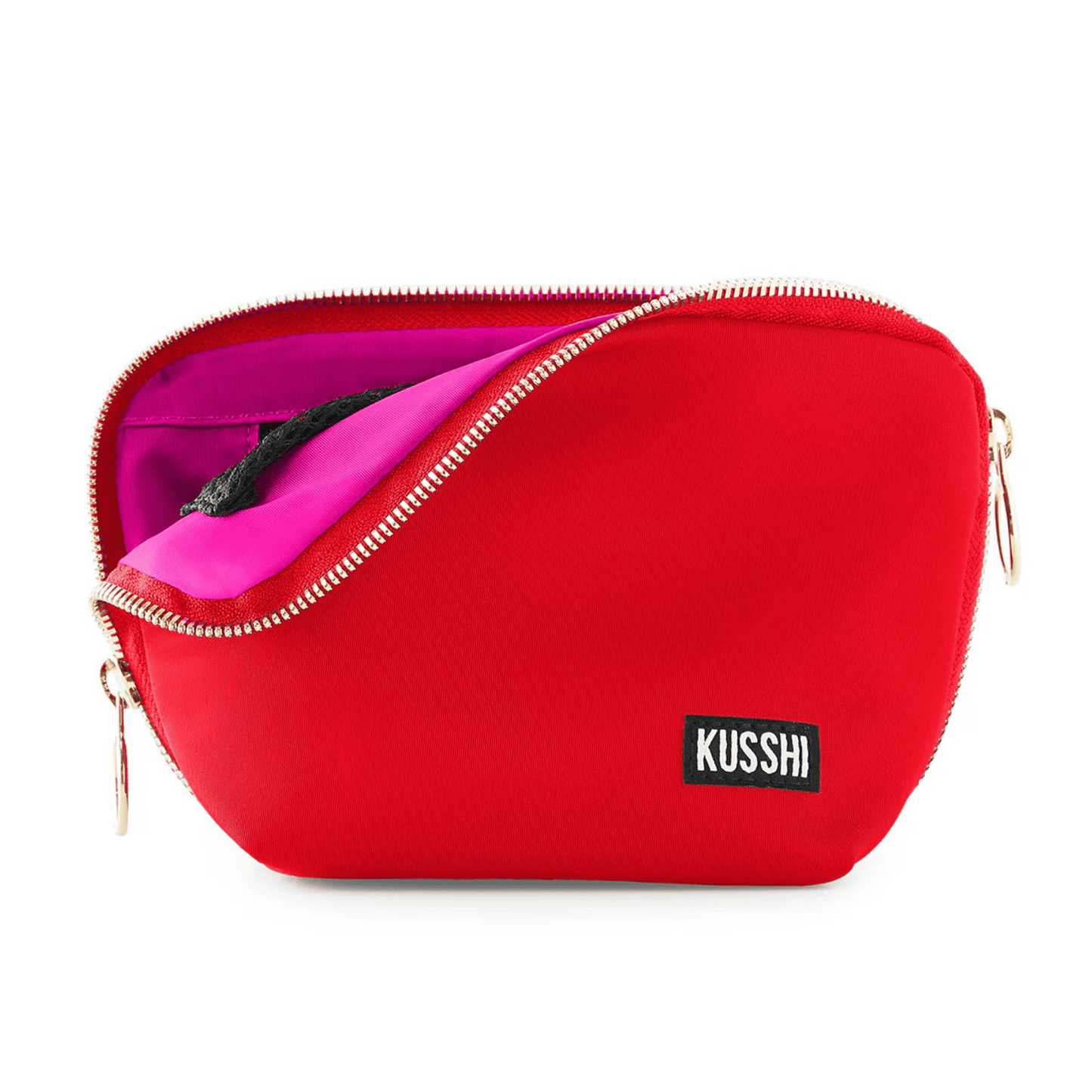 Primary image of KUSSHI Everyday Red & Pink Makeup Bag