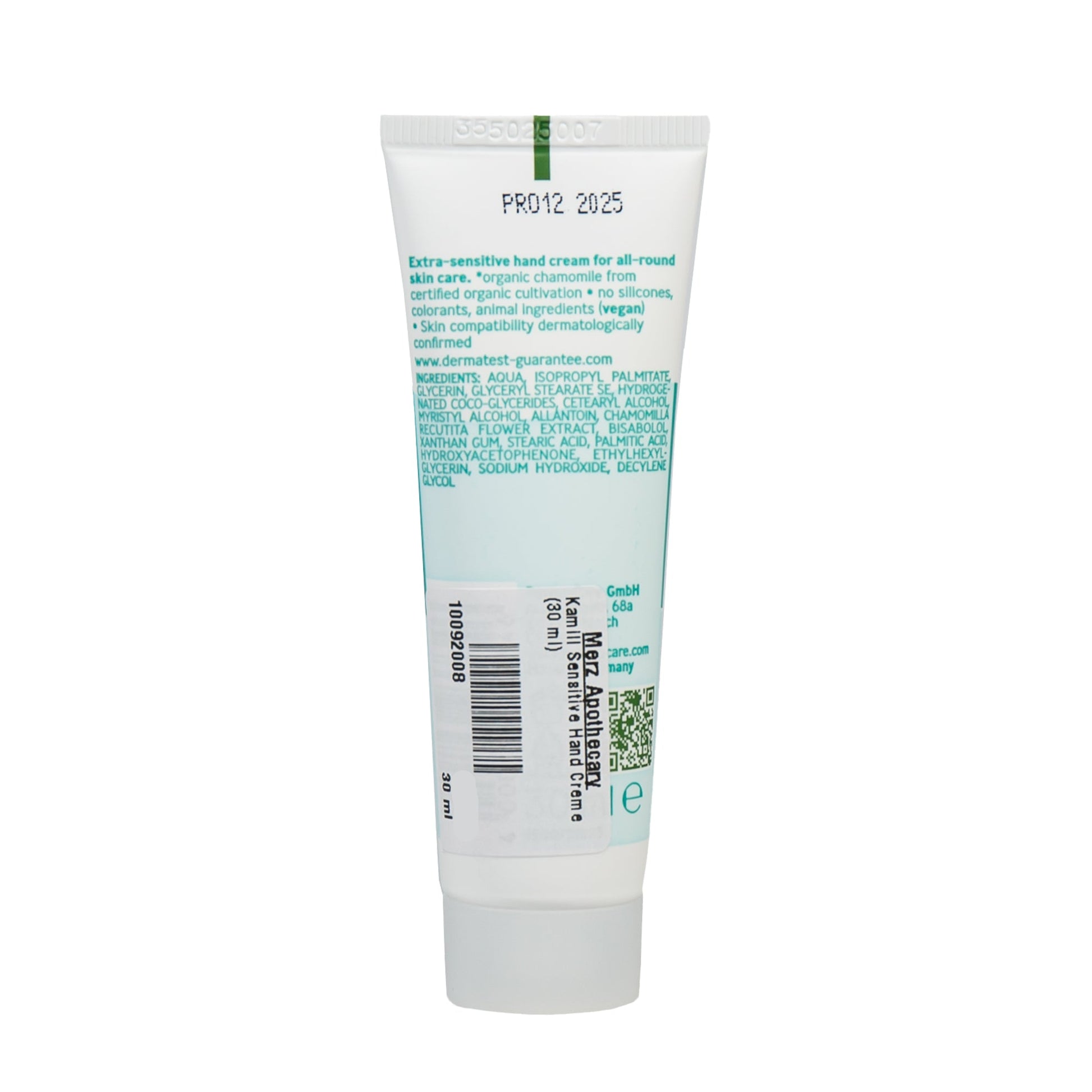 Alternate Image of Sensitive Hand Creme (30 ml), blue and white tube