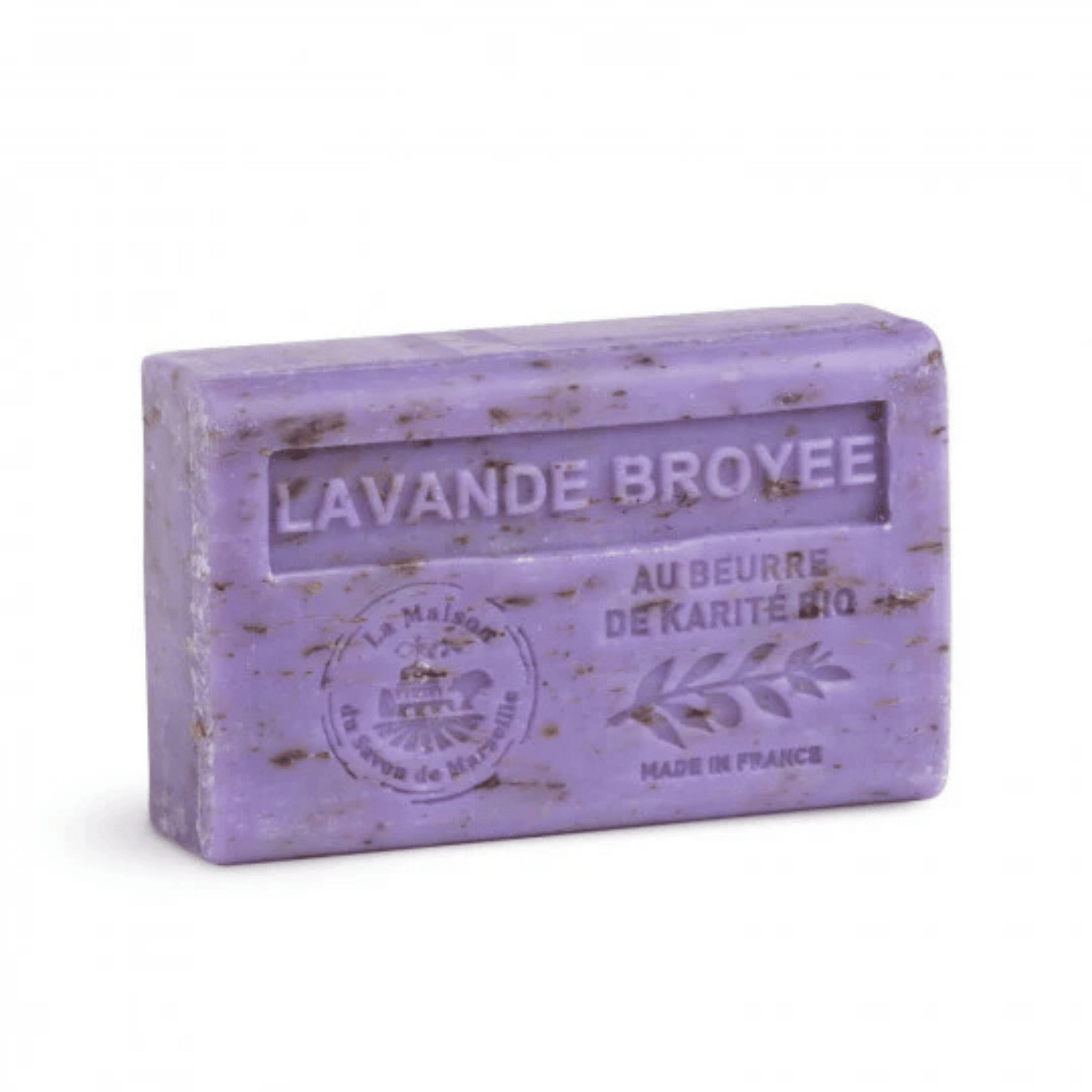 Primary image of La Maison du Savon de Marseille Exfoliating Lavender Shea Butter Soap (250 g)