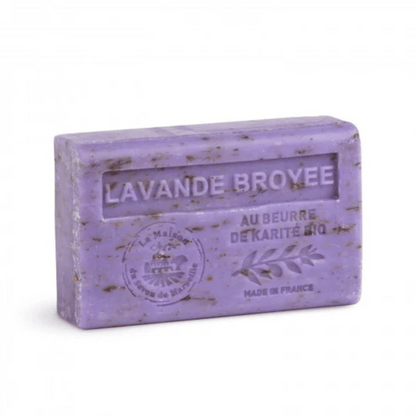 Primary image of La Maison du Savon de Marseille Exfoliating Lavender Shea Butter Soap (250 g)