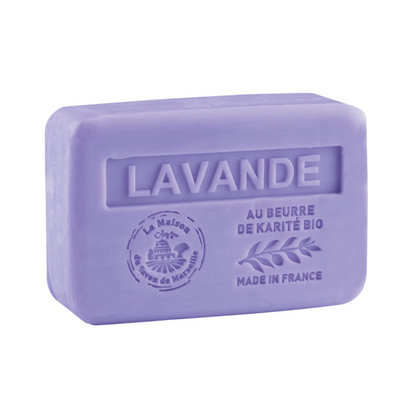 Primary image of La Maison du Savon de Marseille Lavender Shea Butter Soap (250 g)