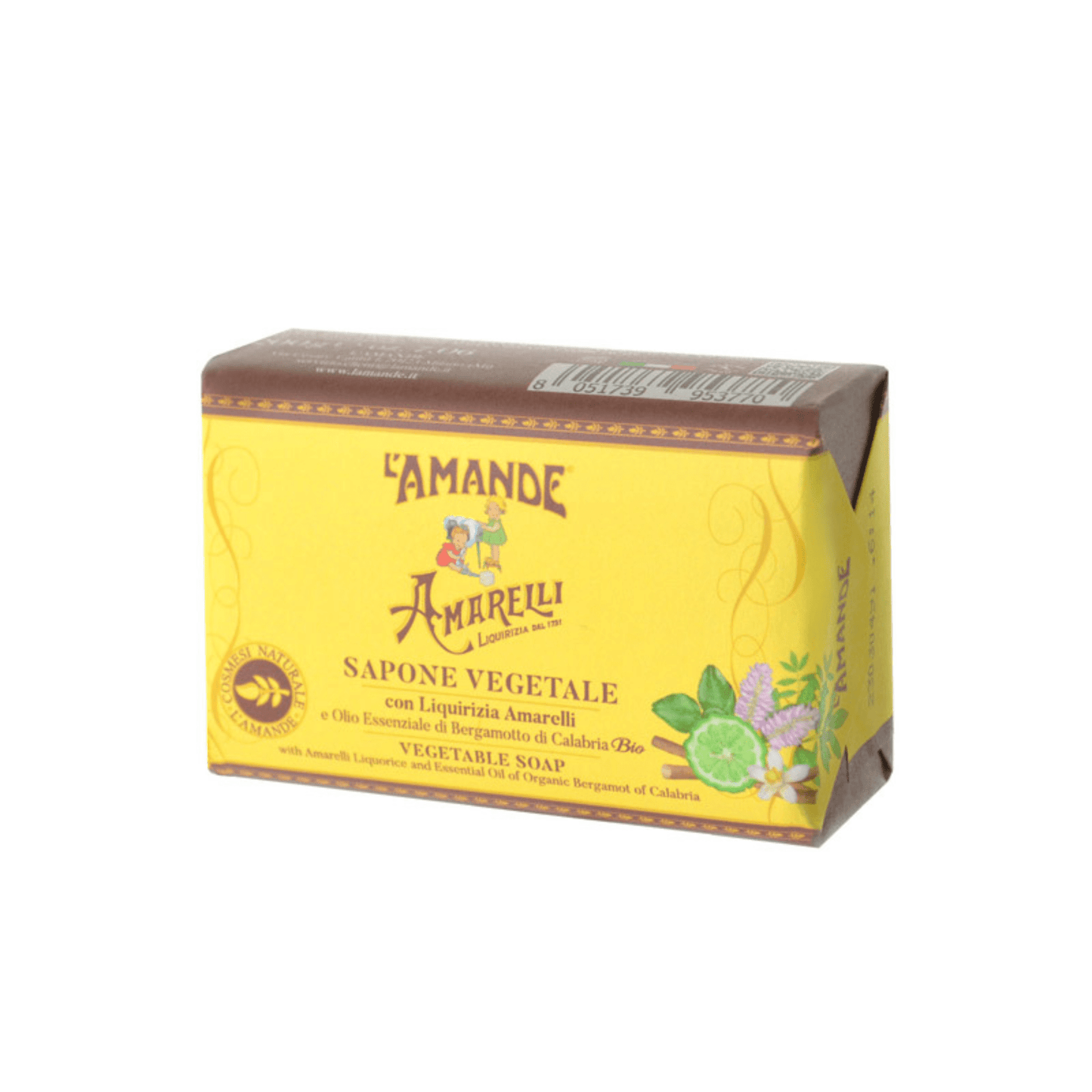 Primary Image of Liquorice and Bergamot of Calabria (Amarelli) Soap
