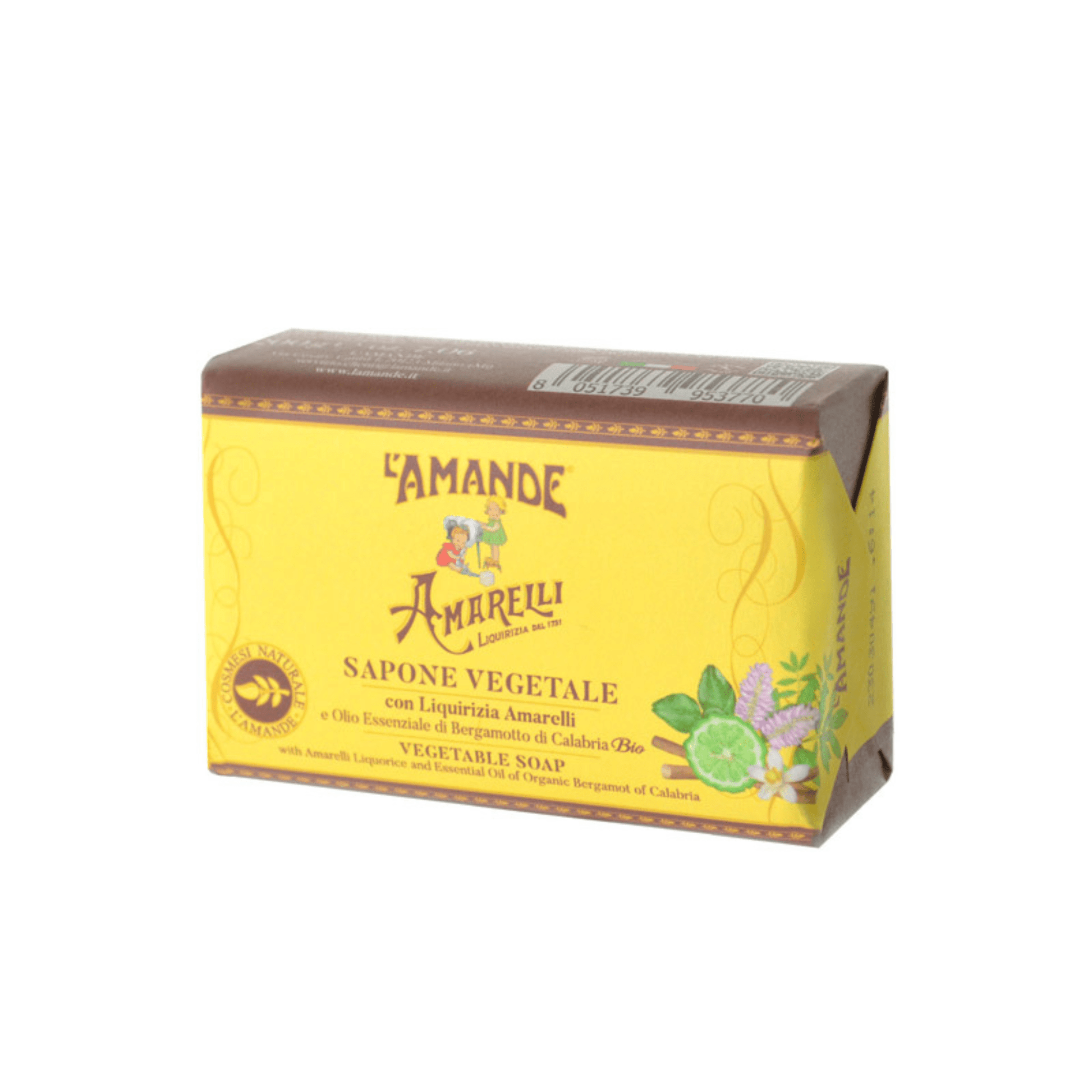 Primary Image of Liquorice and Bergamot of Calabria (Amarelli) Soap