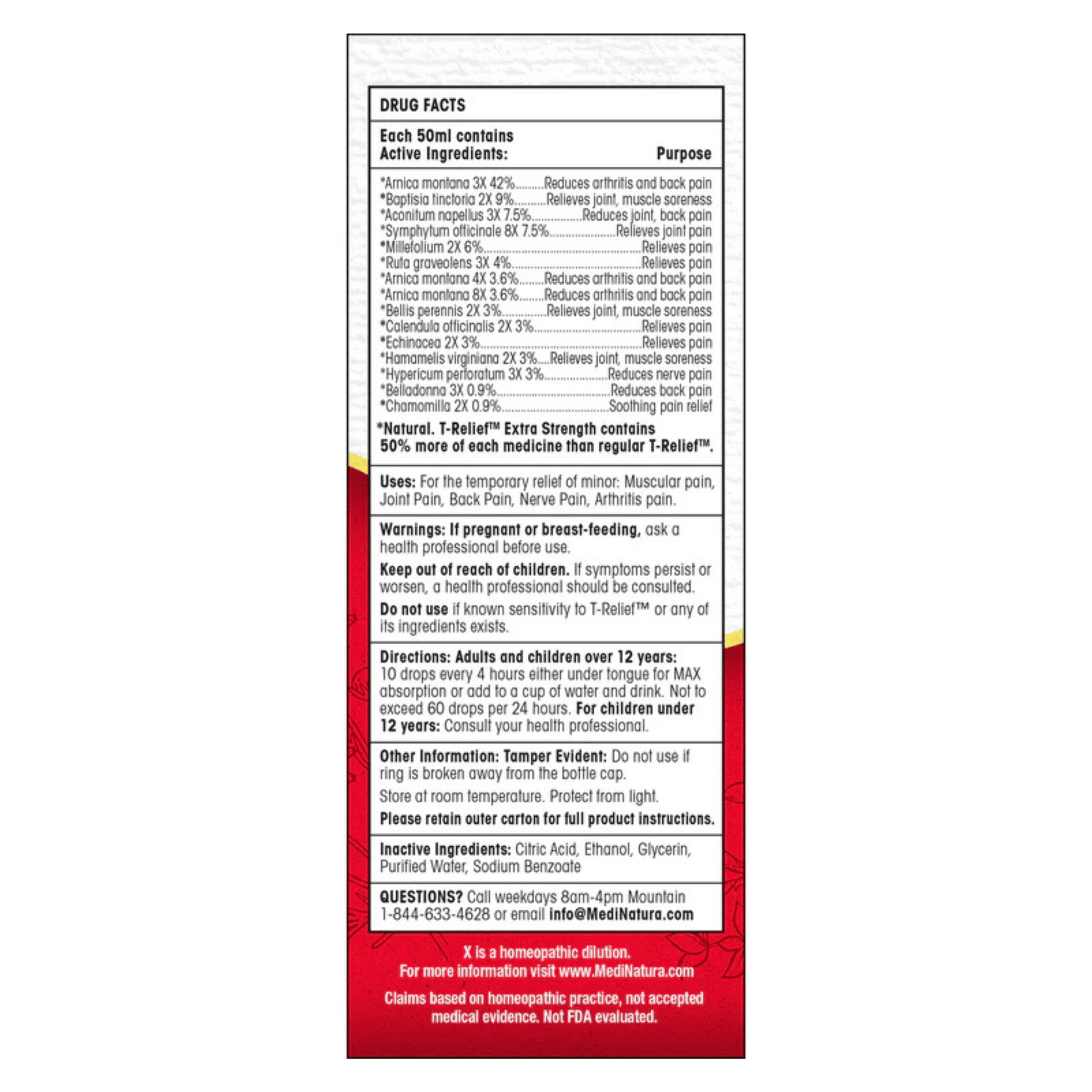 Alternate image of T-Relief Pain Oral Drops
