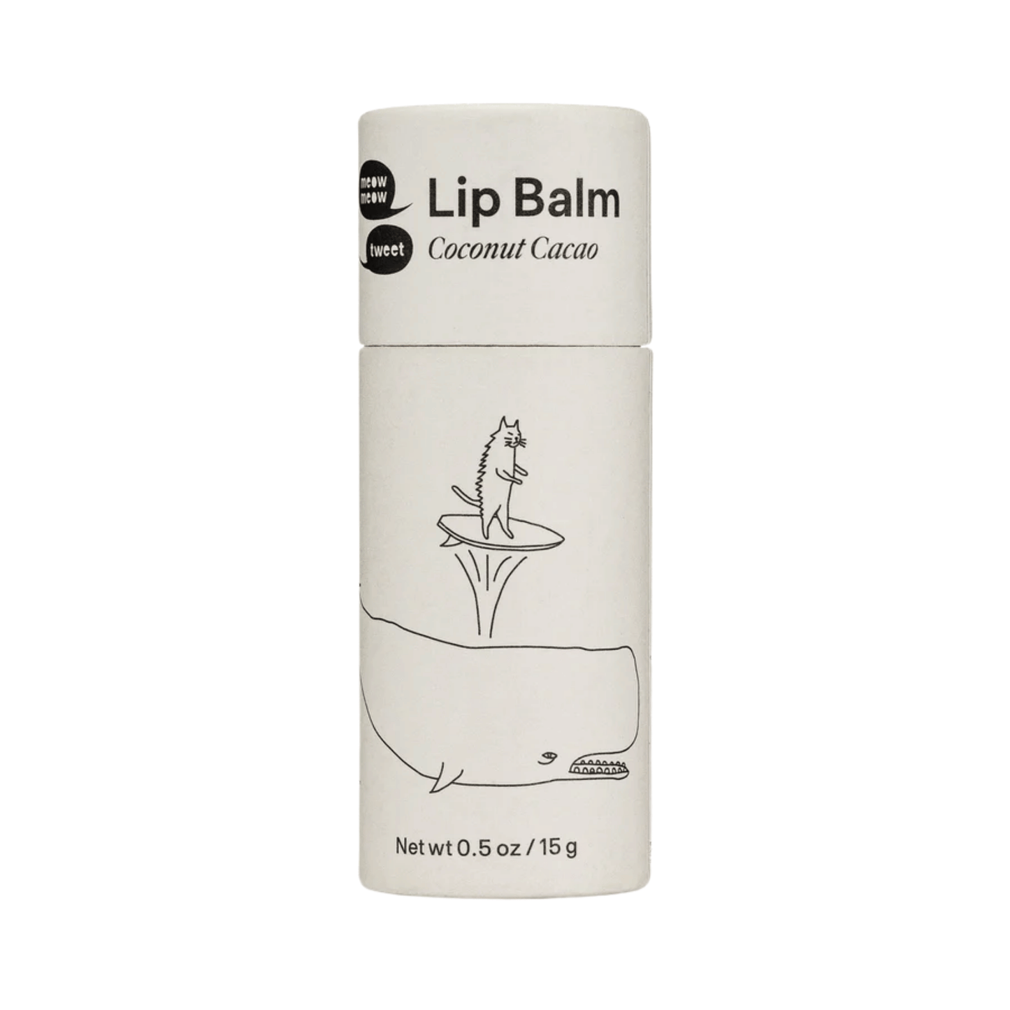 Primary image of Meow Meow Tweet Coconut Cacao Vegan Lip Balm 