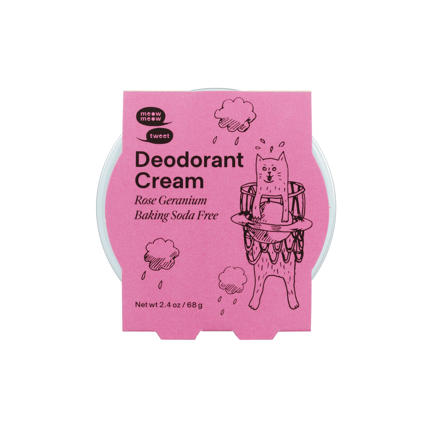 Primary image of Meow Meow Tweet Rose Geranium Baking Soda Free Deodorant Cream