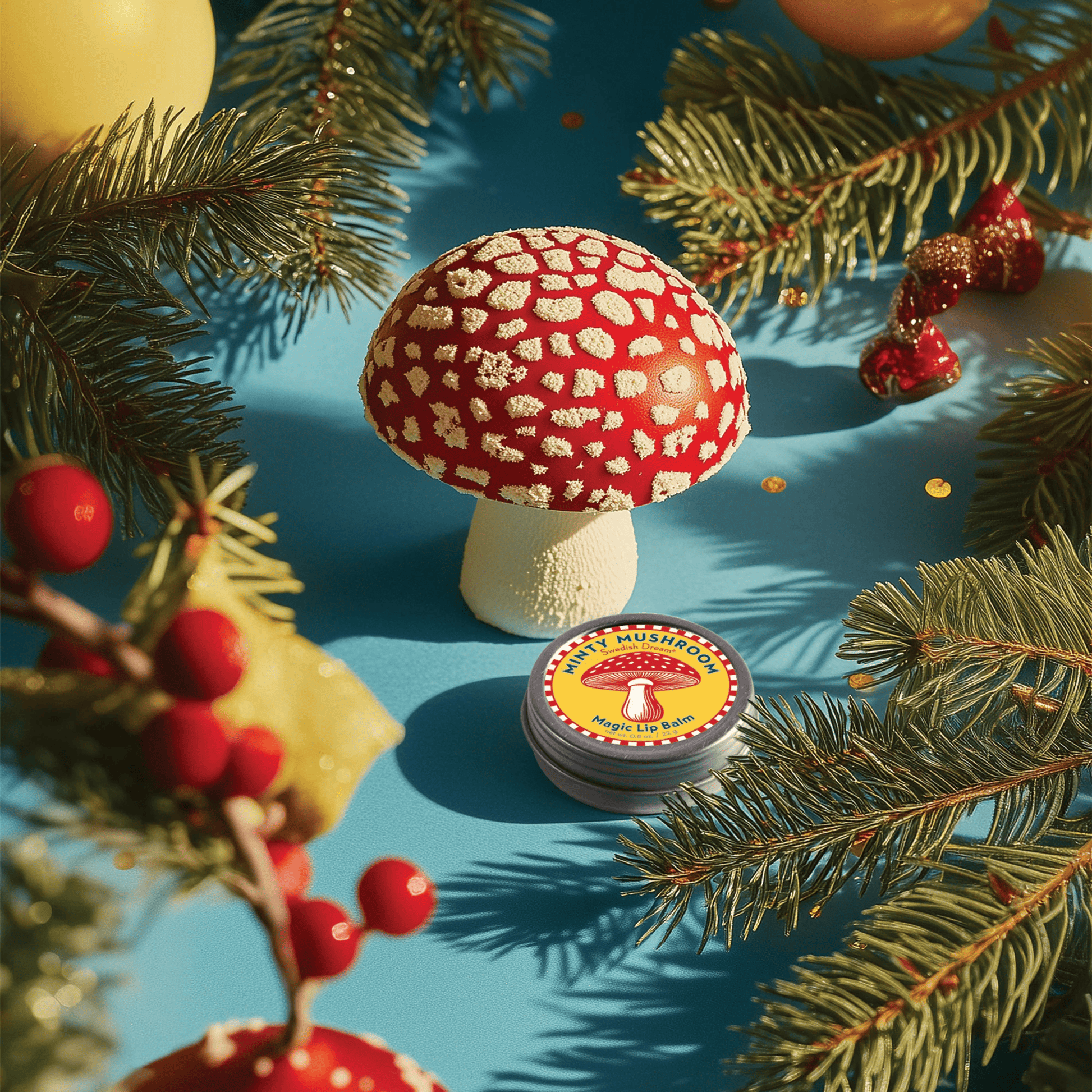 Alternate image of Kala Swedish Dream Minty Mushroom Lip Balm