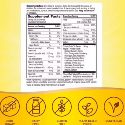 Alternate image of Nature's Way Alive! Zero Sugar Men's Multivitamin Gummies (50 ct)