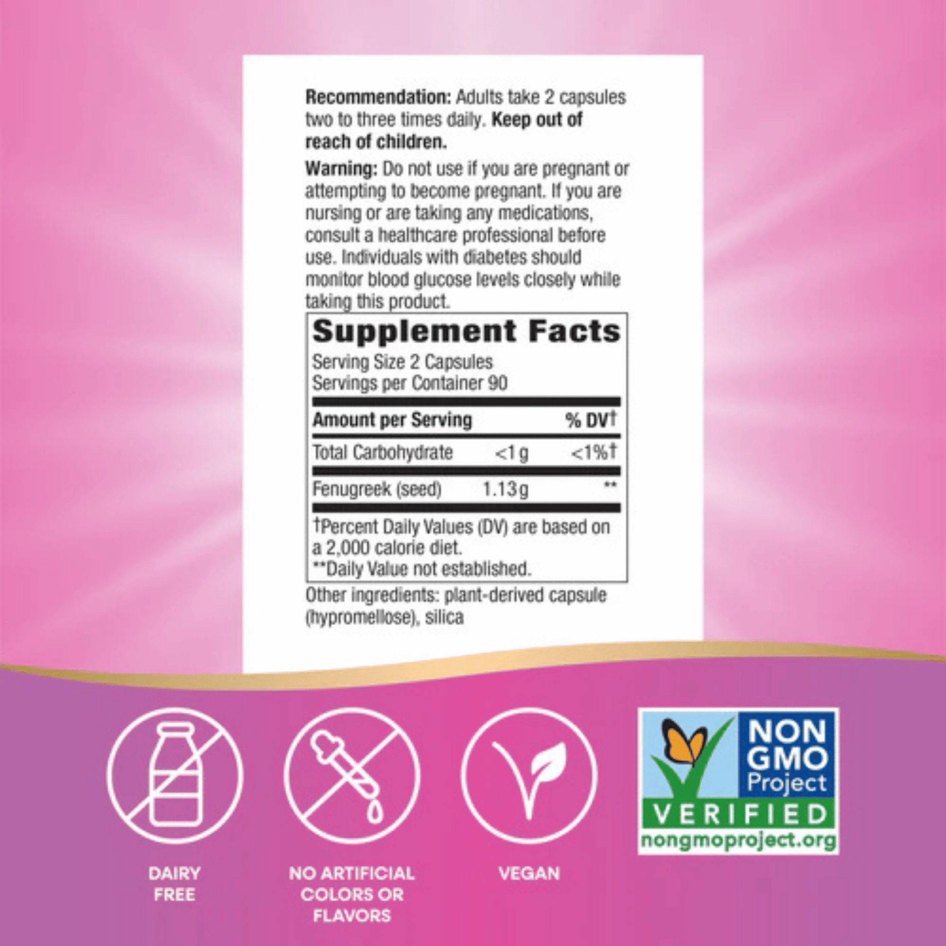 Alternate image of Nature's Way Fenugreek Seed (180 ct)