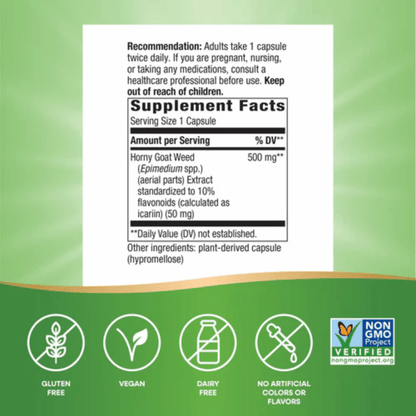 Alternate image of Nature's Way Horny Goat Weed SE (60 ct)