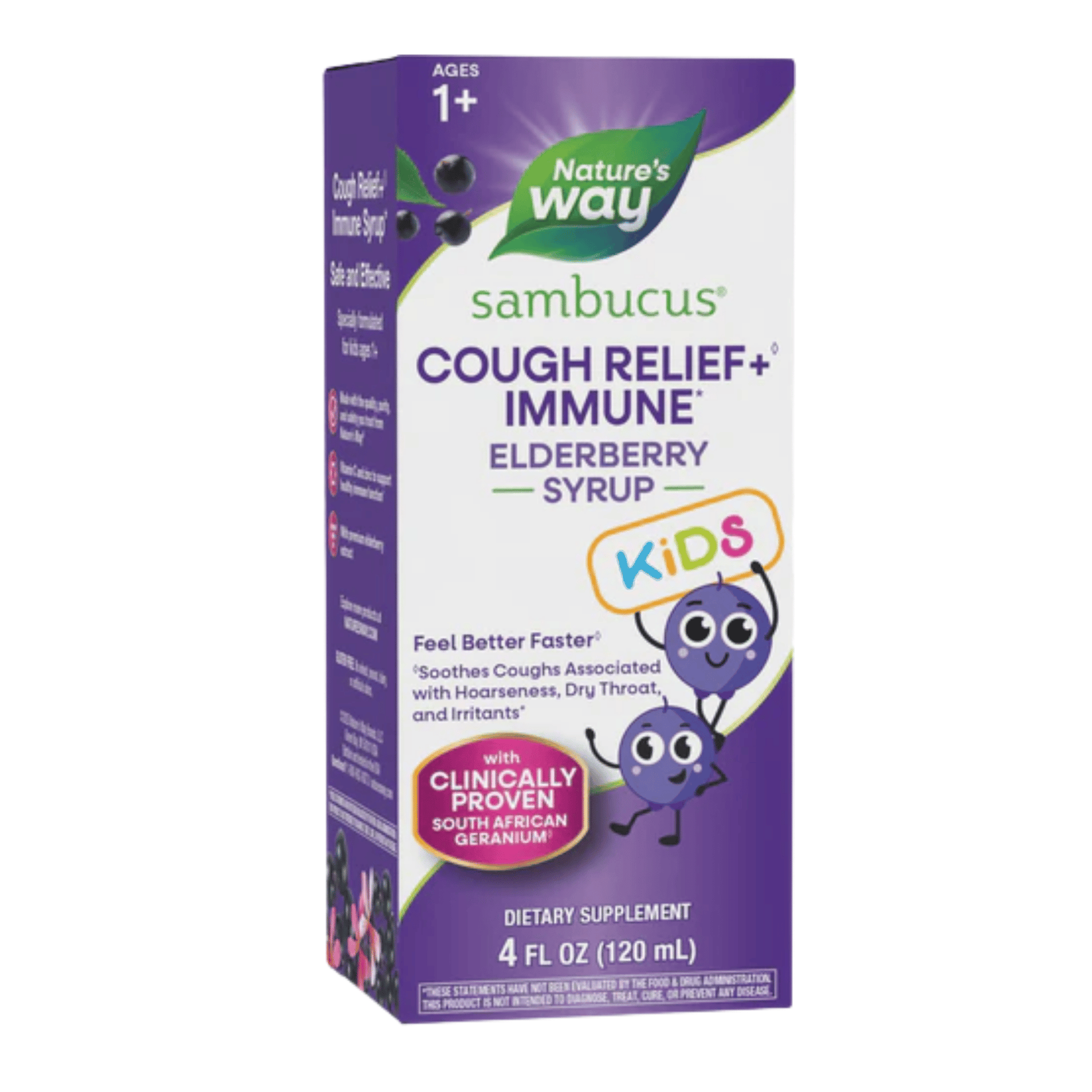 Primary image of Nature's Way Kids Sambucus Cough Relief and Immune Syrup (4 oz)