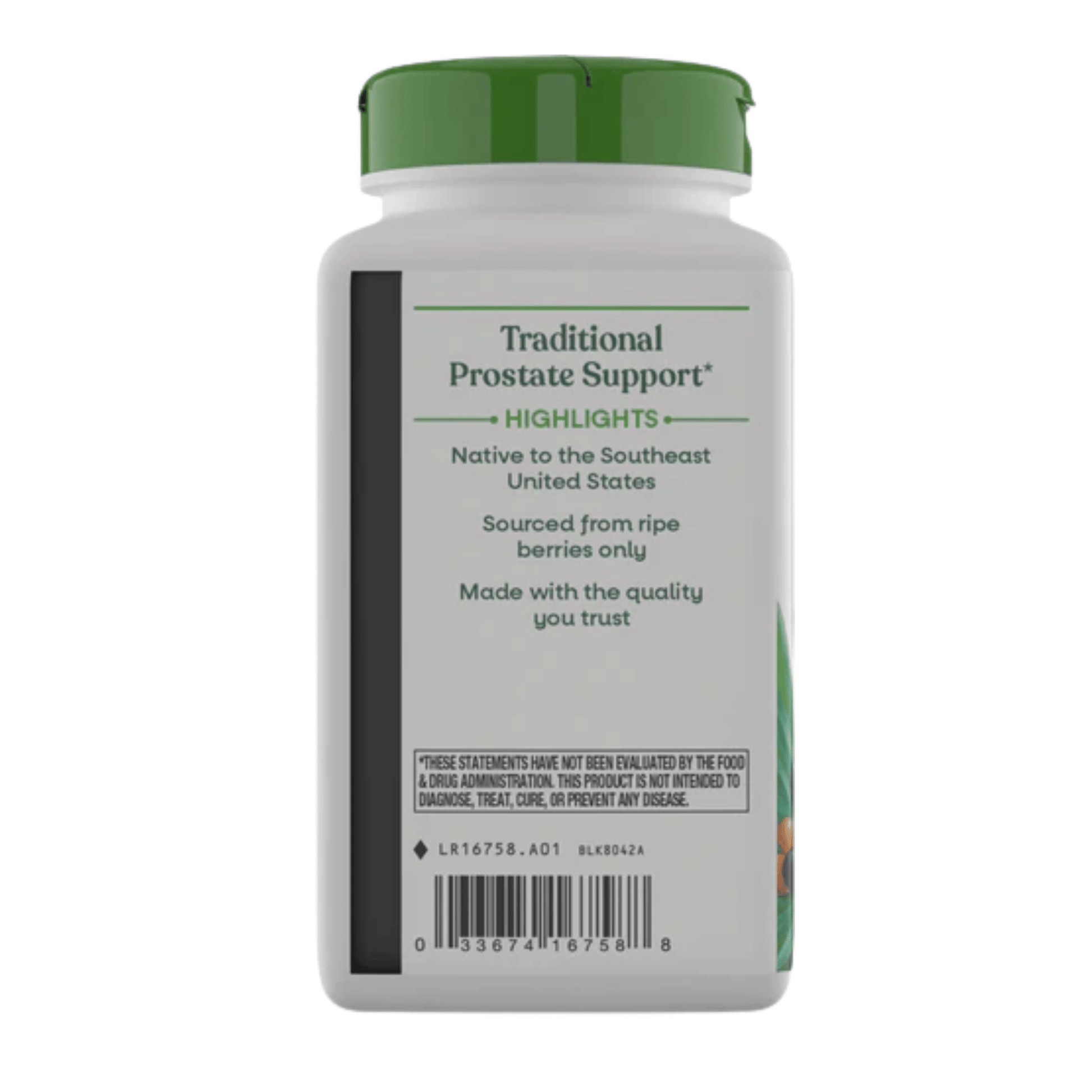 Alternate image of Nature's Way Saw Palmetto Berries (180 ct)