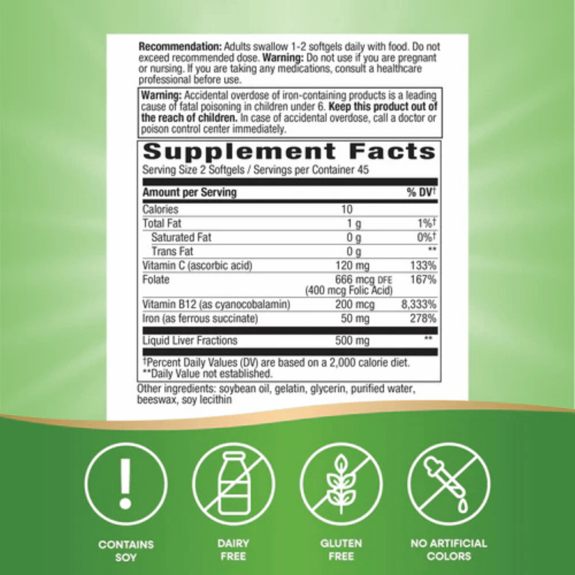 Alternate image of Nature's Way Ultimate Iron (90 ct)
