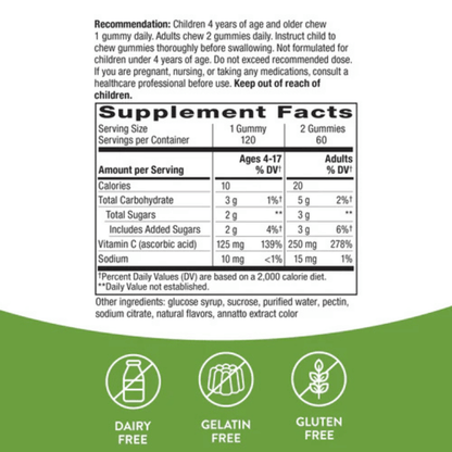 Alternate image of Nature's Way Vitamin C Gummies (120 ct)