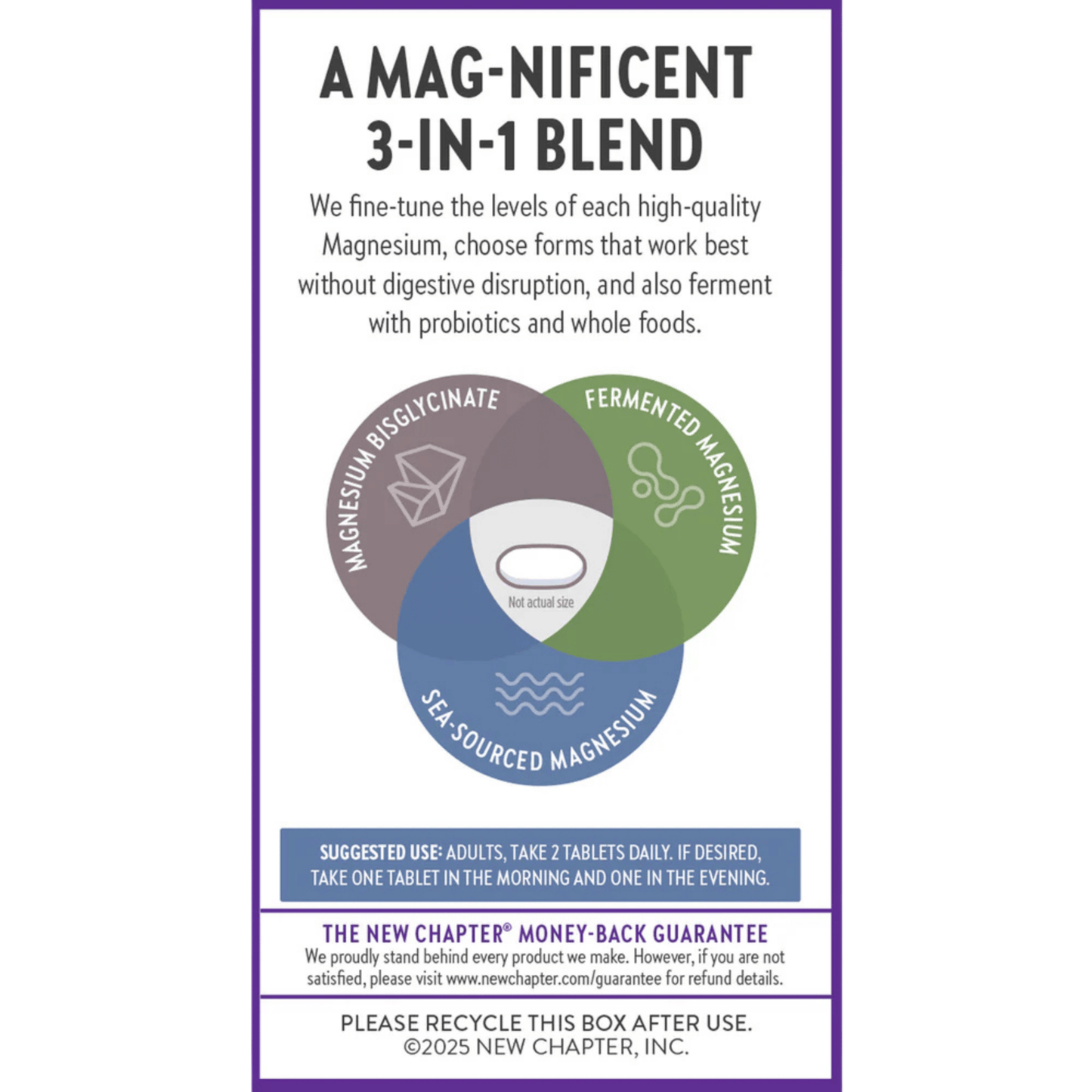 Alternate image of New Chapter Magnesium Complex (180 ct) 