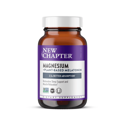 Primary image of New Chapter Magnesium + Plant Based Melatonin (60 ct)