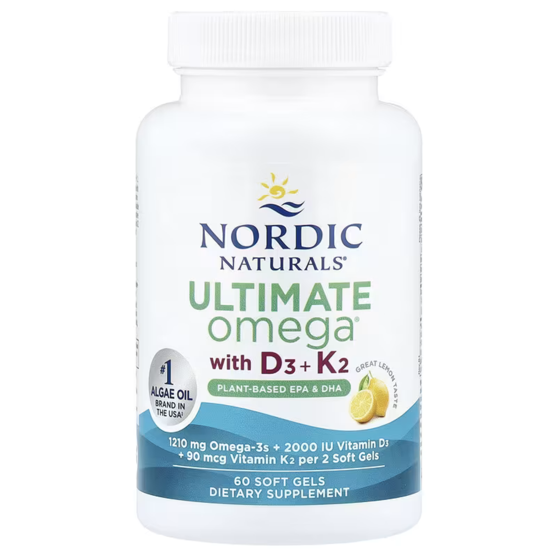 Alternate image of Nordic Naturals Ultimate Omega Plant Based D3+K2 