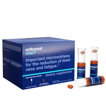 Alternate image Orthomol Vital F Liquid Multivitamin Vials