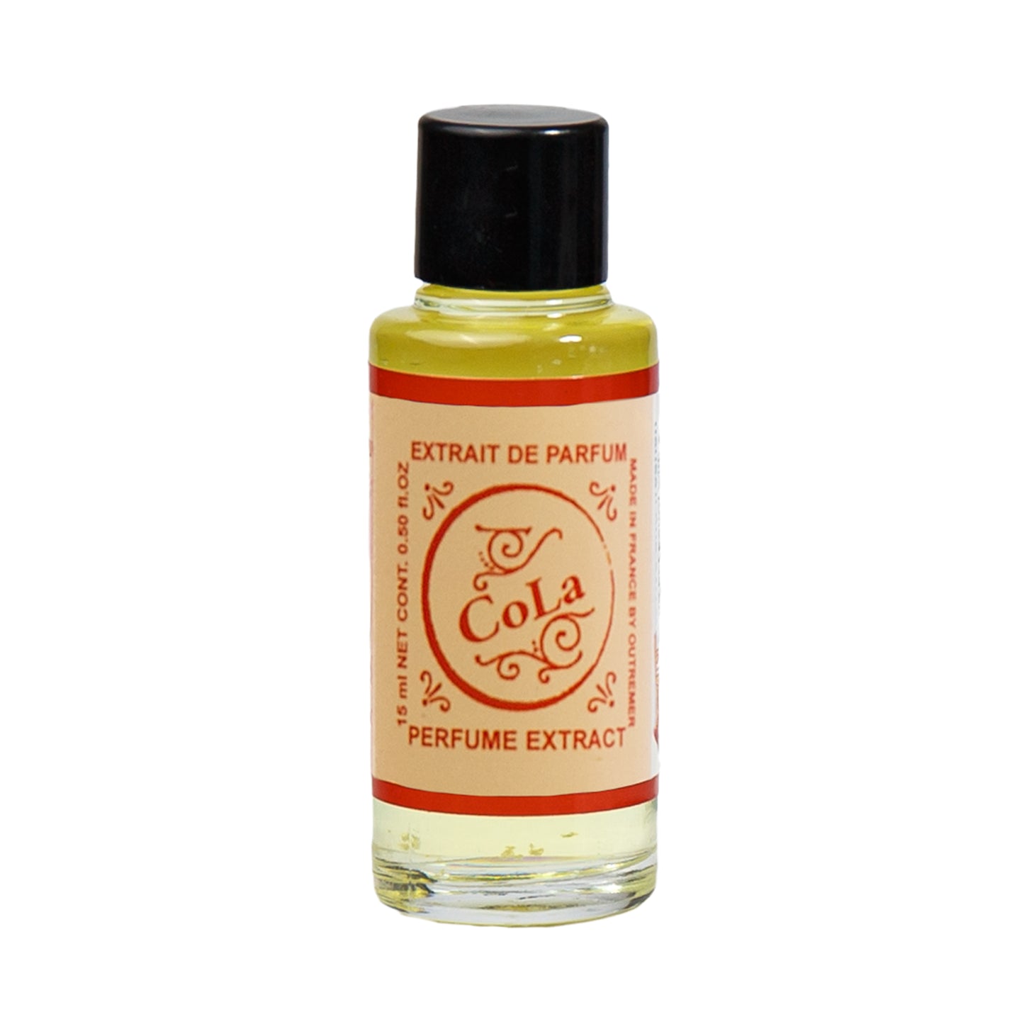 Primary image of Cola Extrait, small perfume bottle with French writing 