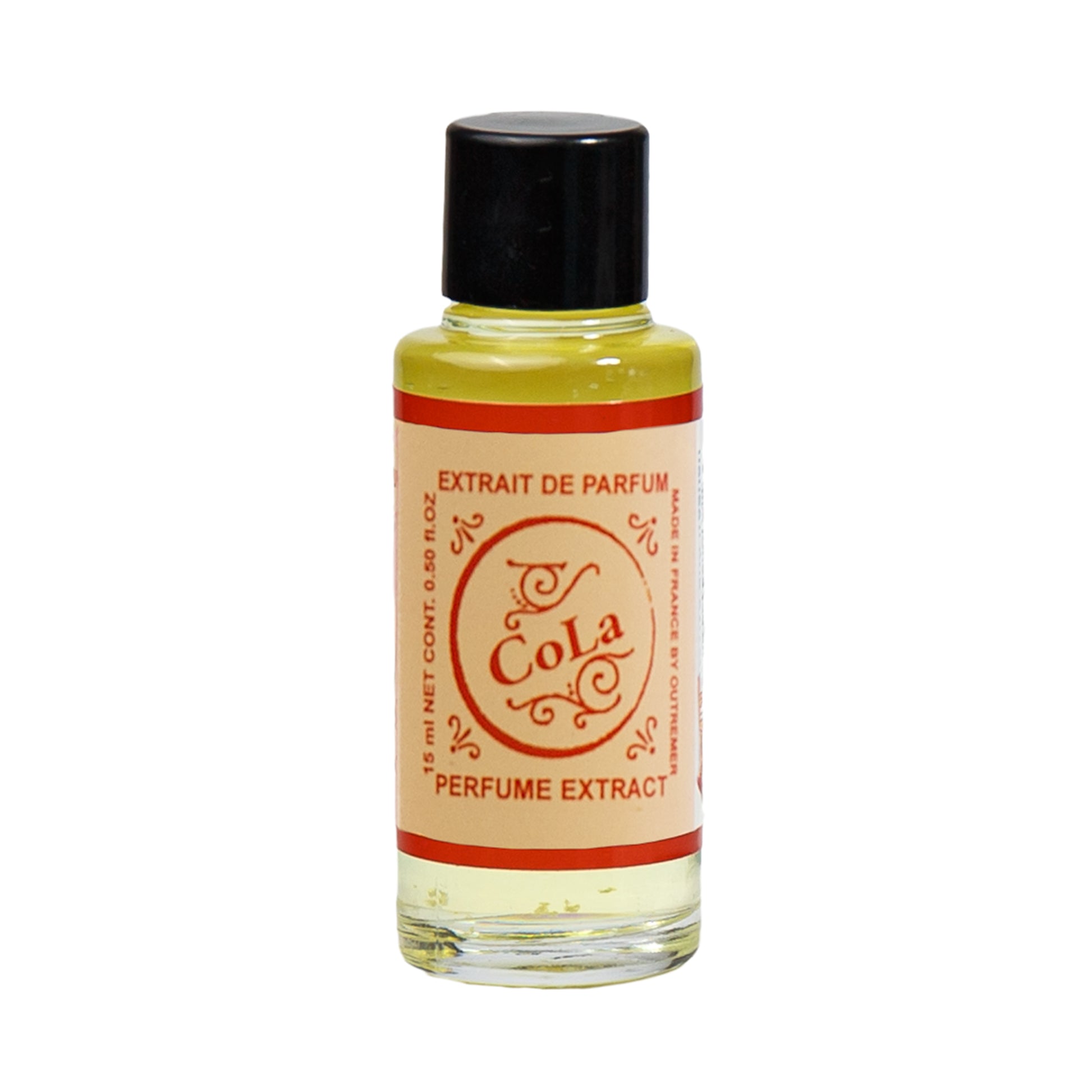 Primary image of Cola Extrait, small perfume bottle with French writing 