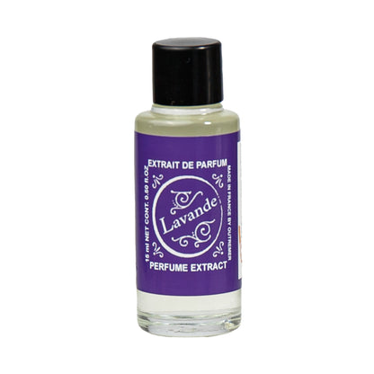 Primary image of Lavender Perfume Extract, a small bottle with a label that says lavande perfume extract