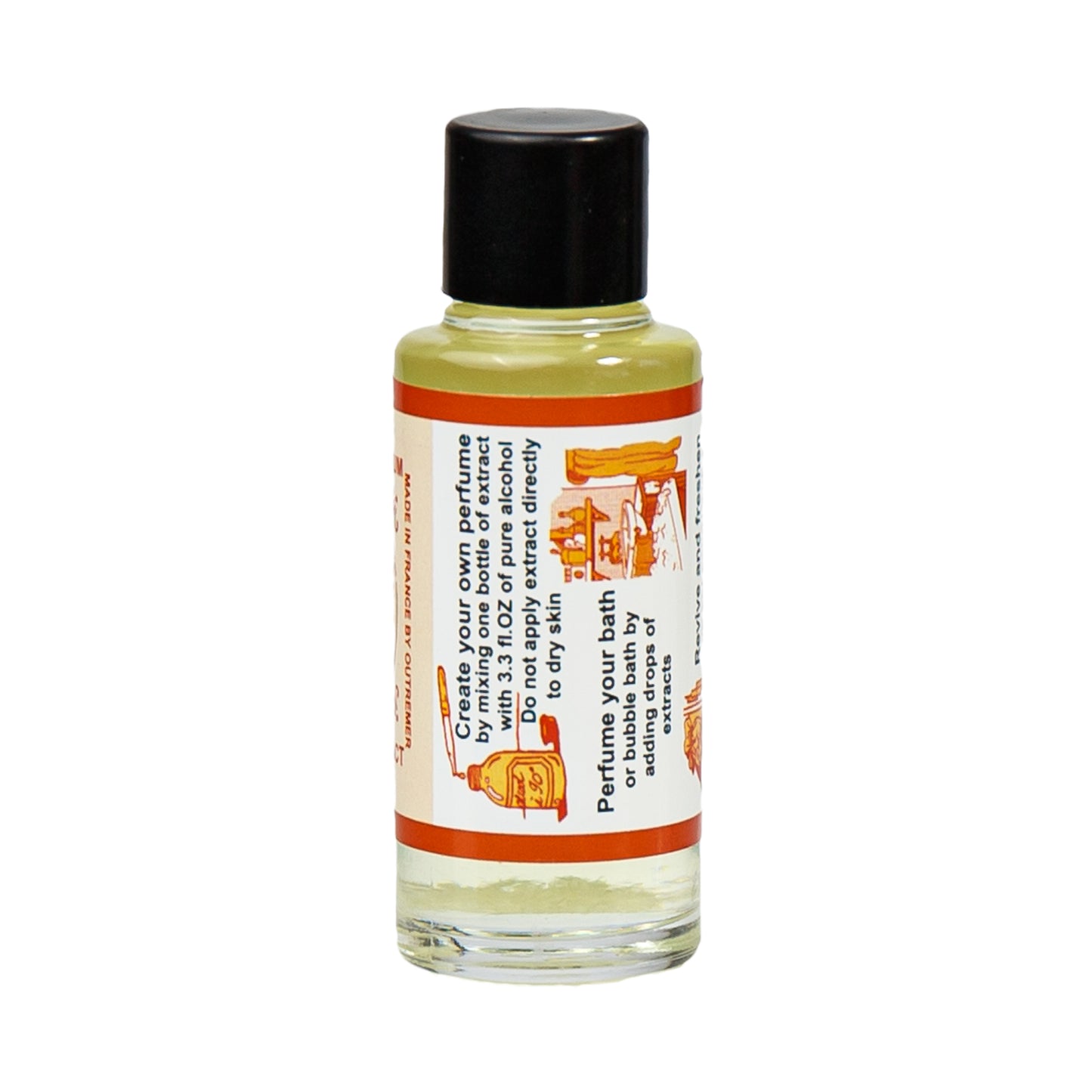 Alternate Image of Vanille Perfume Extract, a small glass bottle with a label that says product details