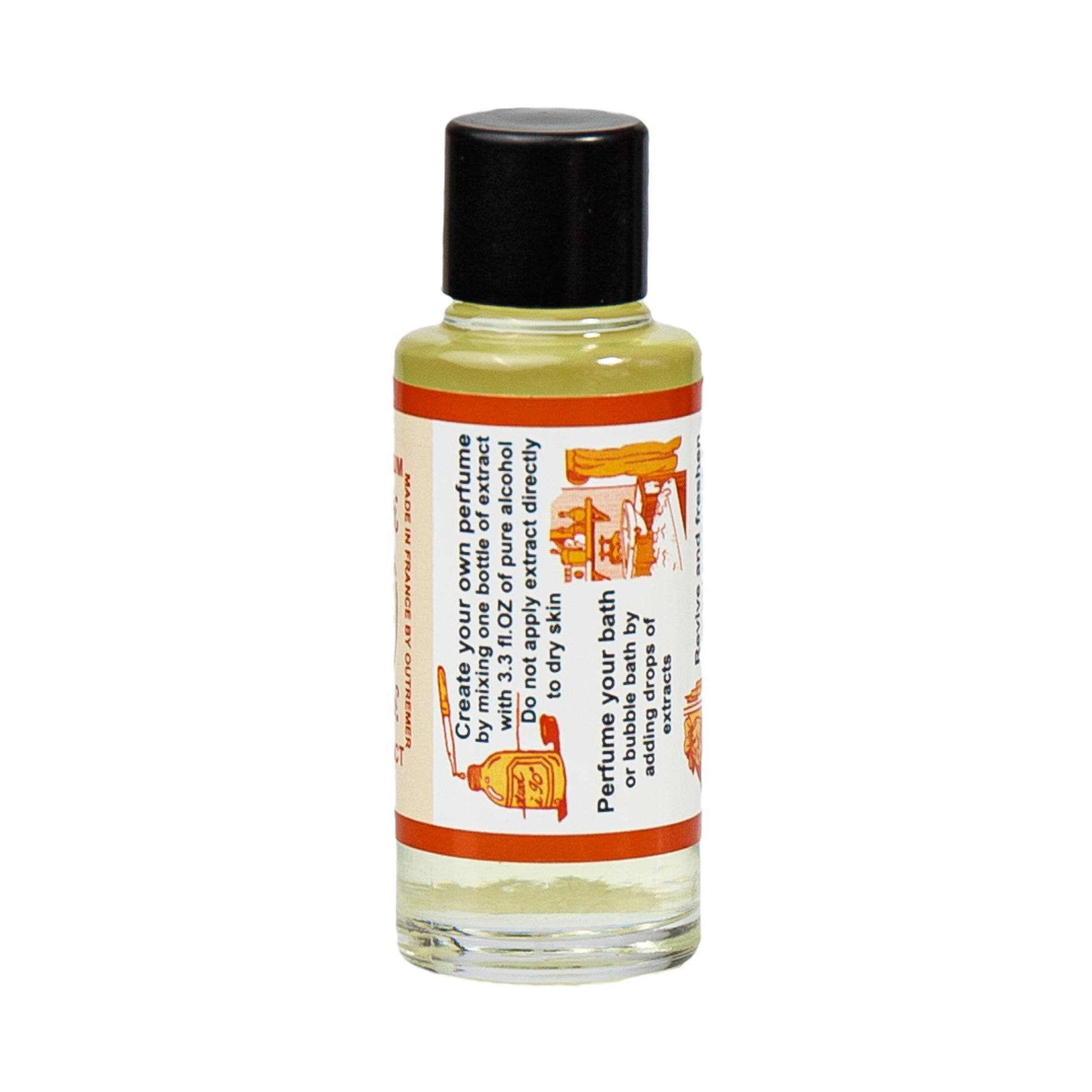 Alternate Image of Vanille Perfume Extract, a small glass bottle with a label that says product details