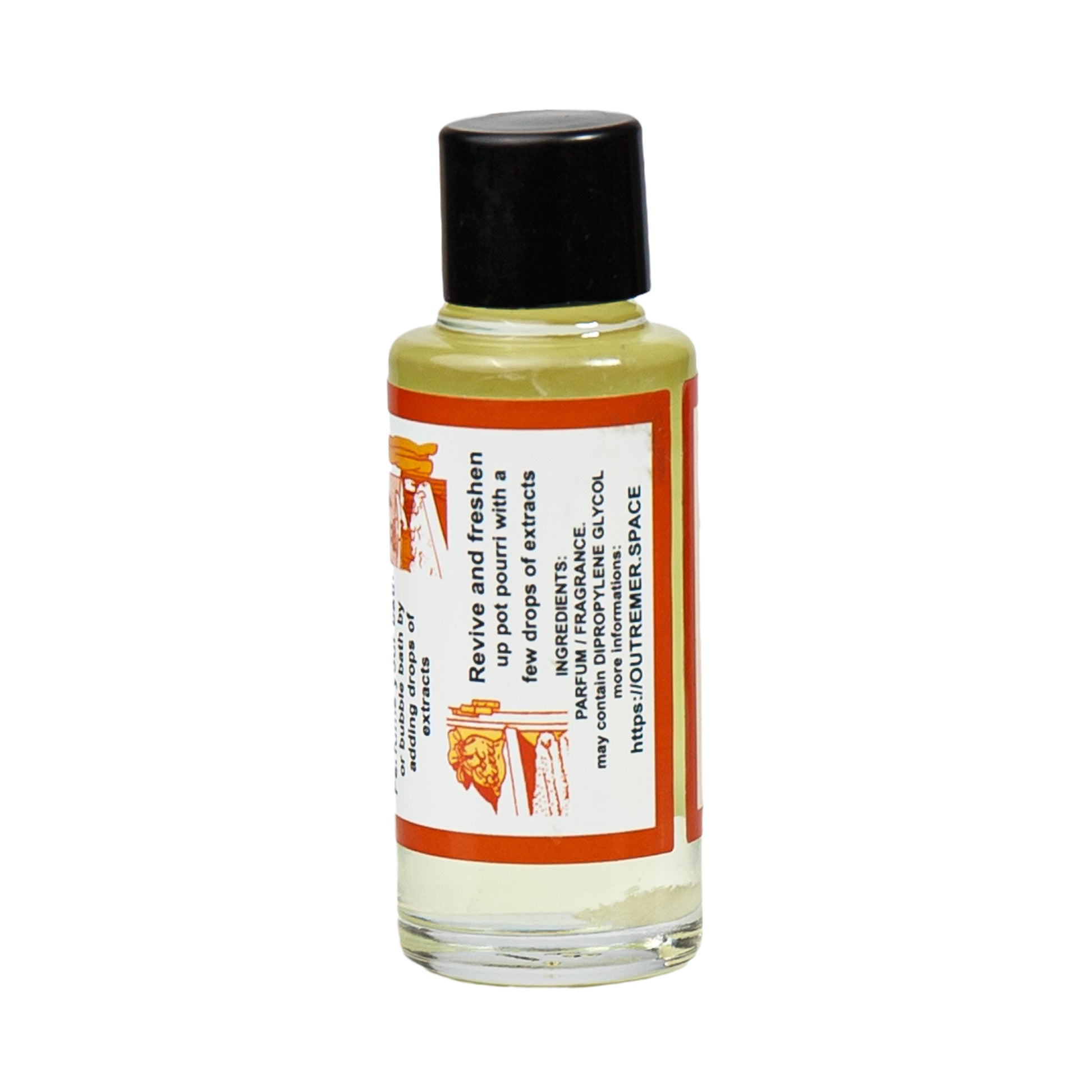 Alternate Image of Vanille Perfume Extract, a small glass bottle with a label that says product details
