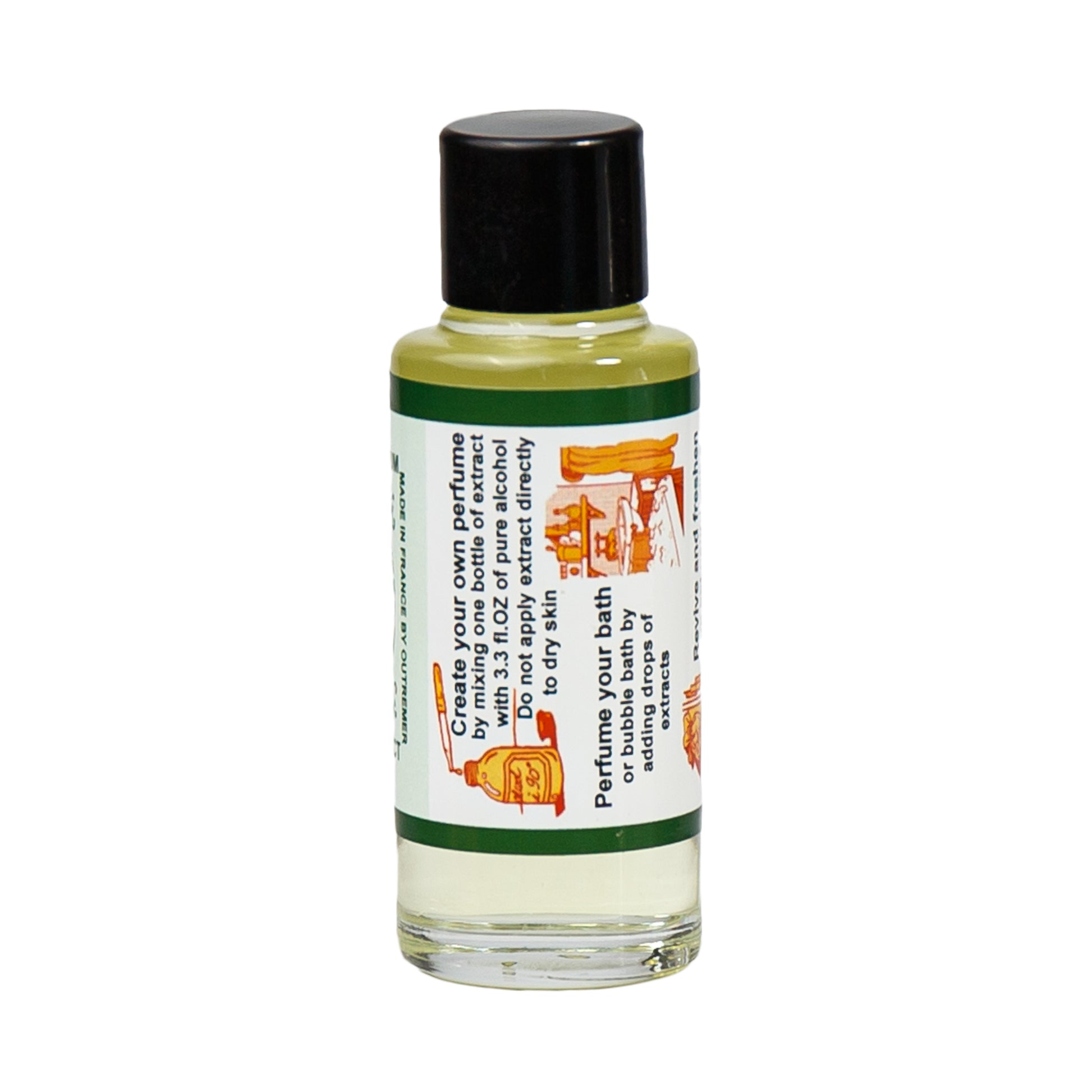 Alternate Image of Vetyver Perfume Extract, a small glass bottle with a label that says product details