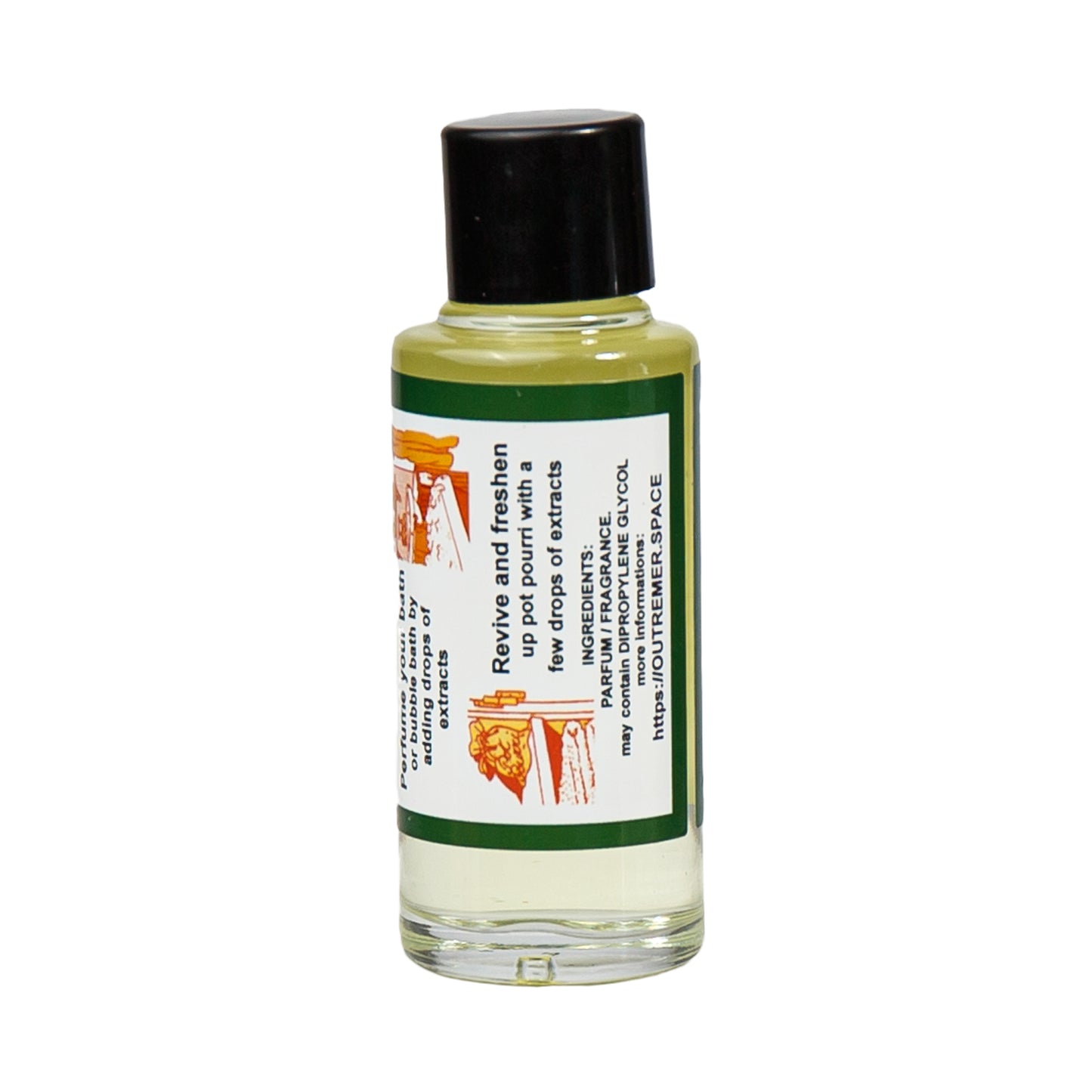 Alternate Image of Vetyver Perfume Extract, a small glass bottle with a label that says product details