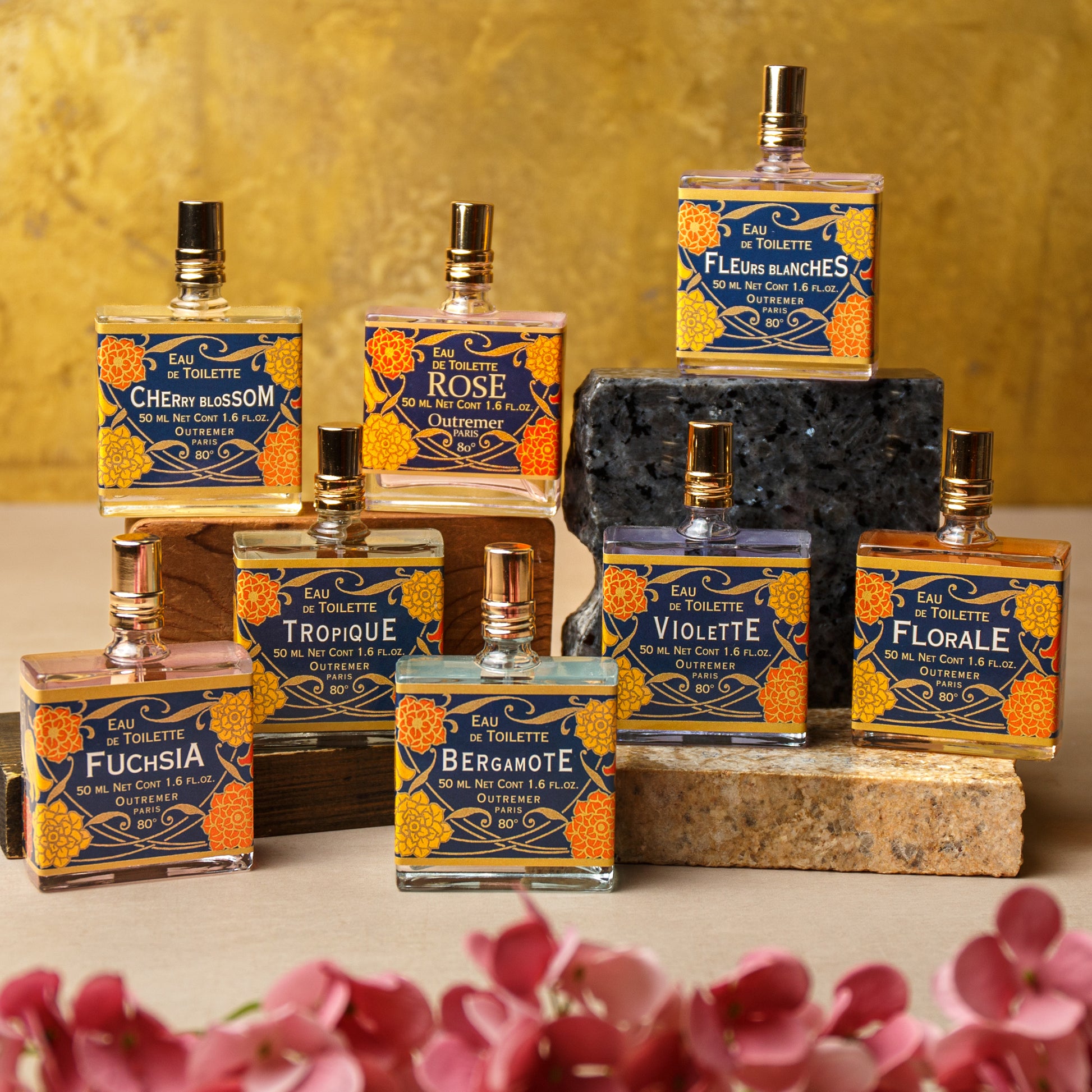 Alternate Image of Outremer Eau de Toilette, square perfume bottle with illustrated label group