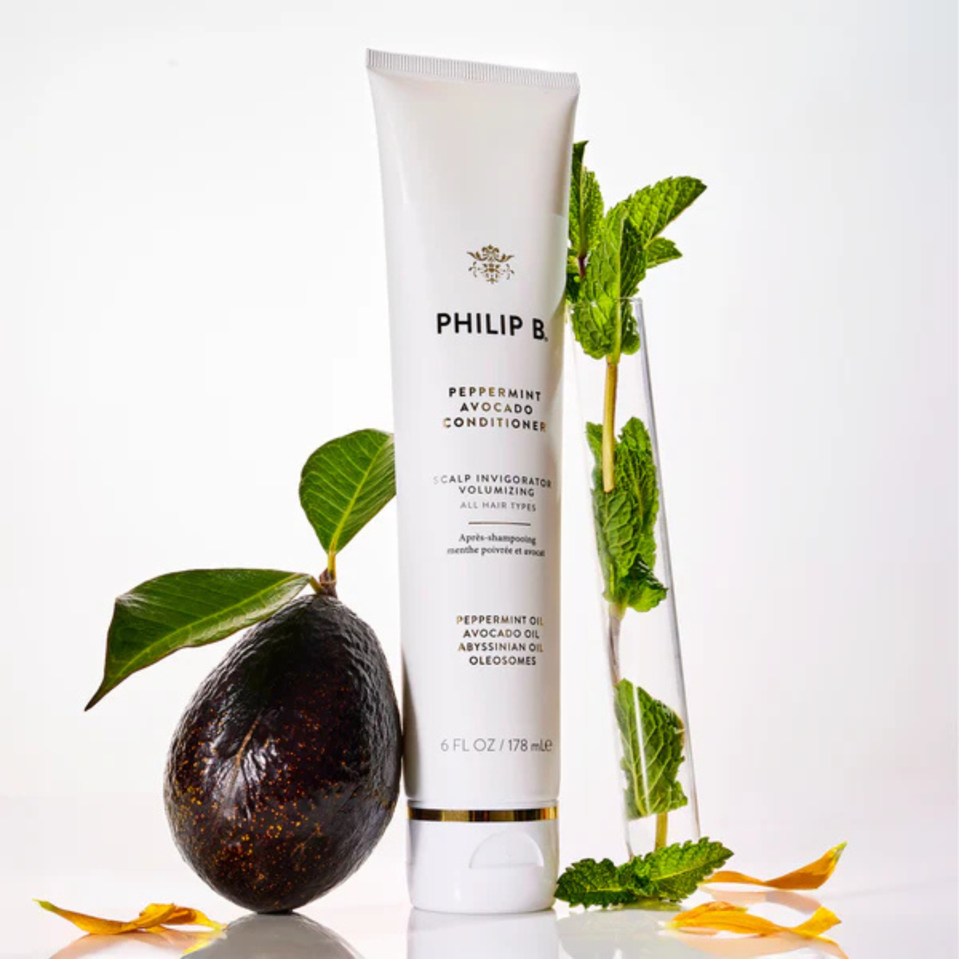Ingredients image of Philip B. Peppermint Avocado Conditioner