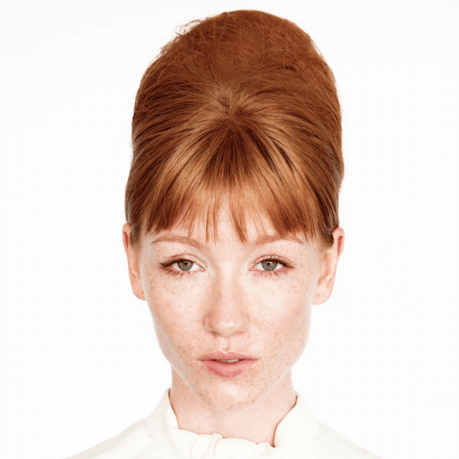 Alternate image of model using R+Co OUTER SPACE Flexible Hairspray