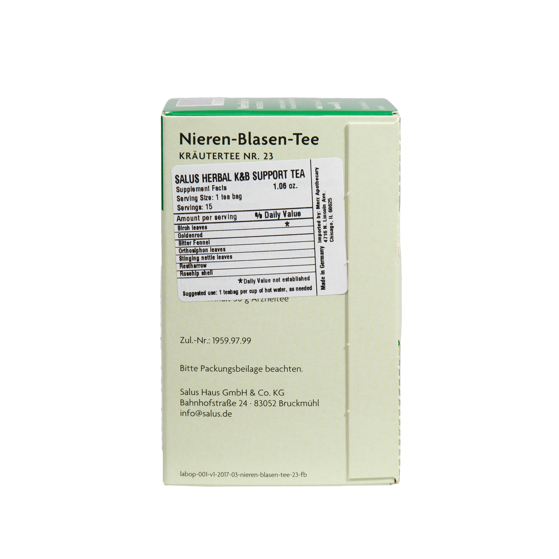 Alternate Image of Nieren-Blasentee #23 Bags