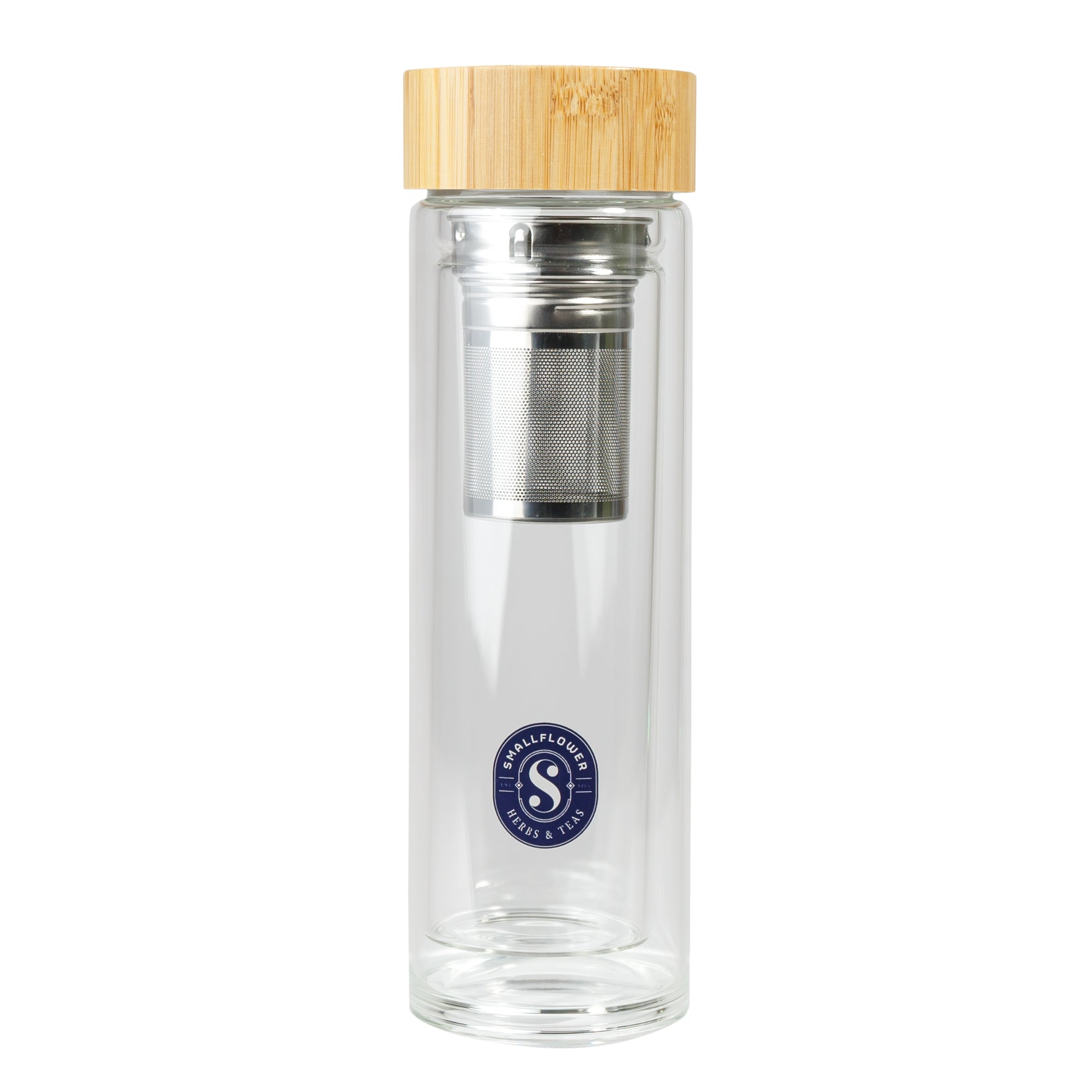 Primary Image of Double Wall Glass Bottle