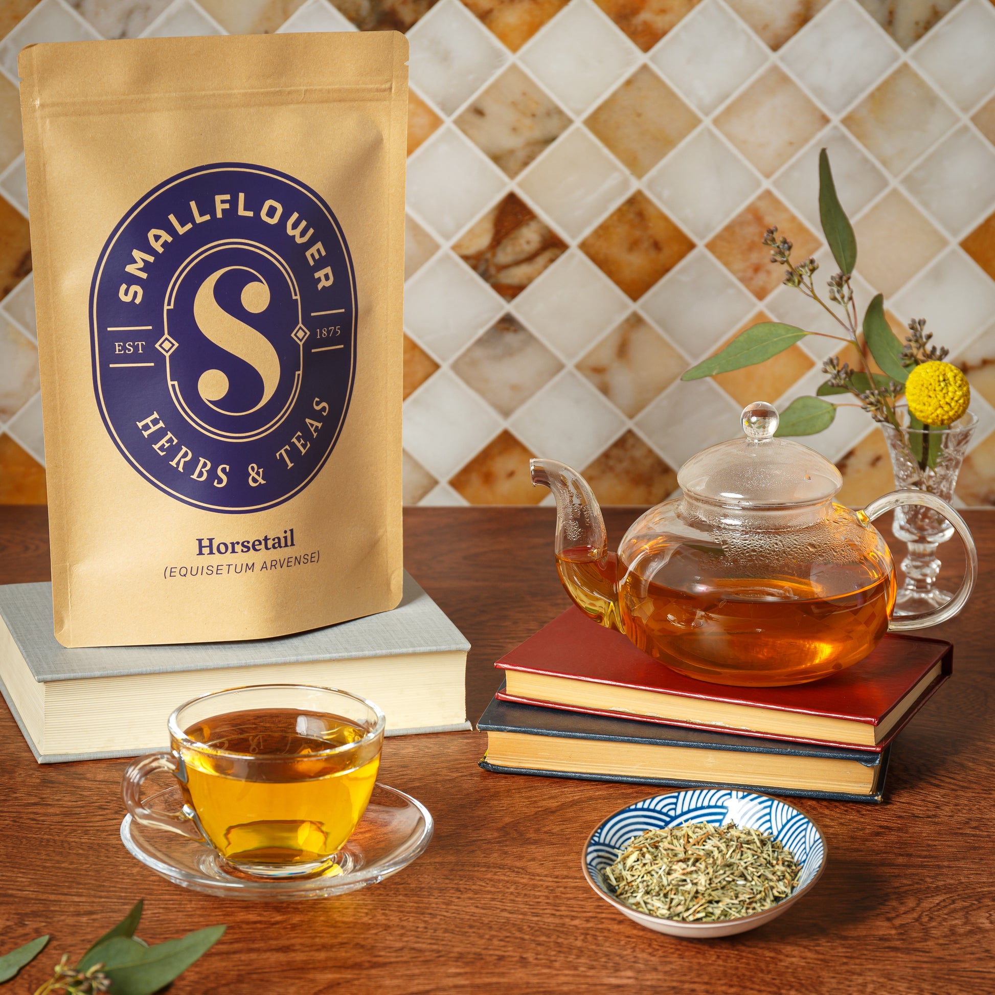 Lifestyle Image of Smallflower Horsetail Tea