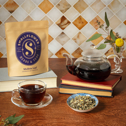 Lifestyle Image of Smallflower Mullein Leaf Tea