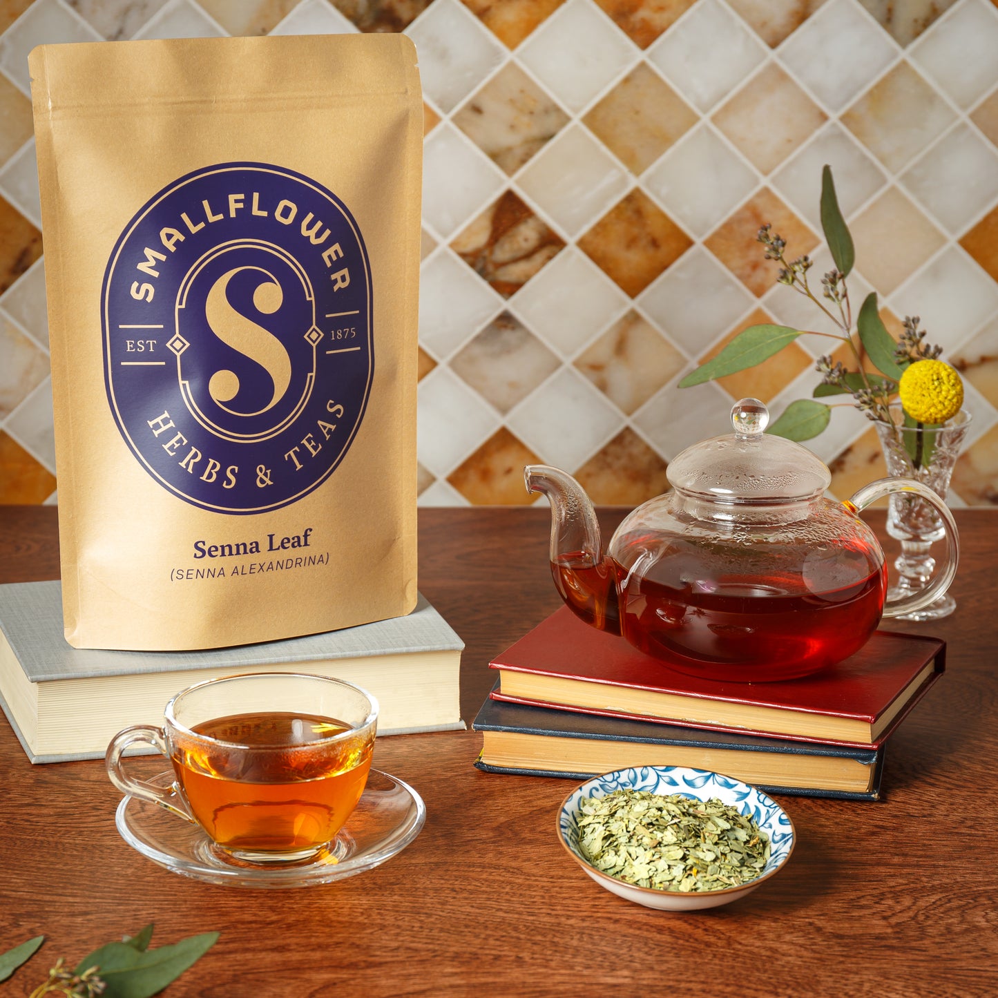 Lifestyle Image of Senna Leaf Tea