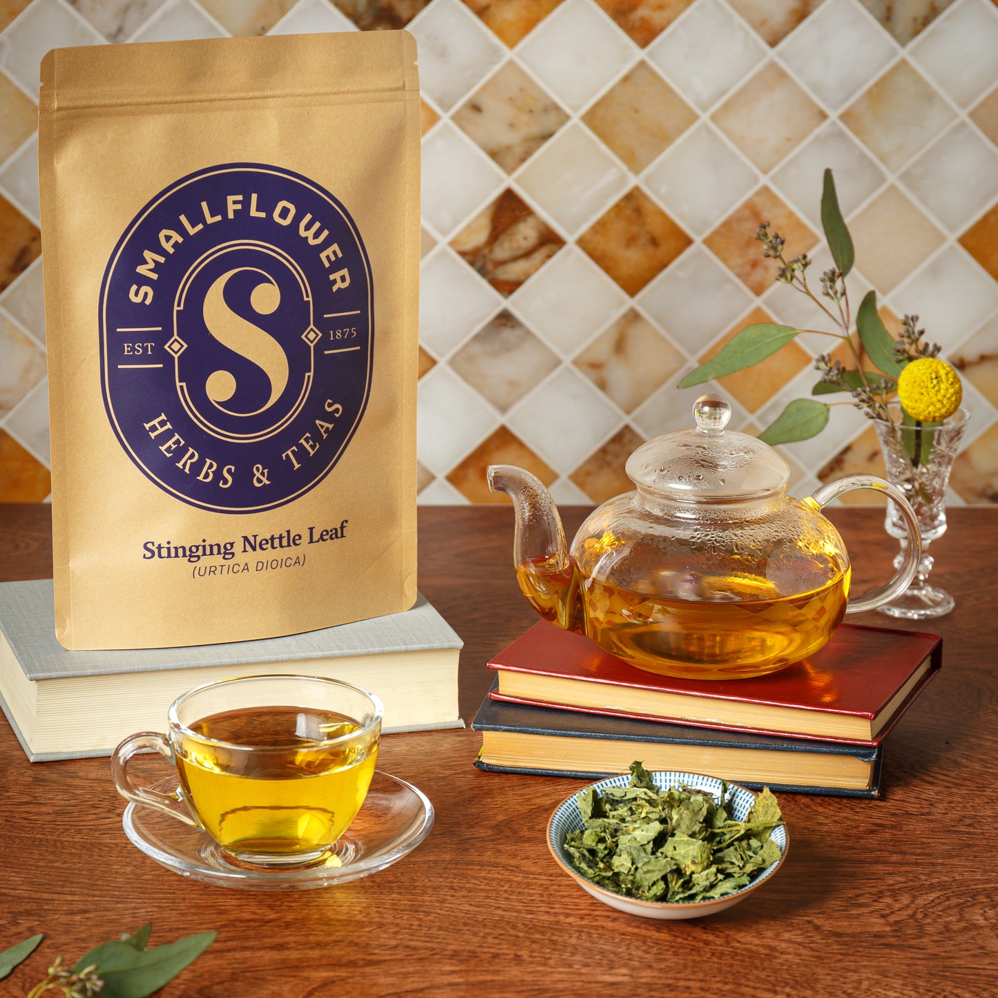 Lifestyle Image of Smallflower Stinging Nettle Leaf Tea