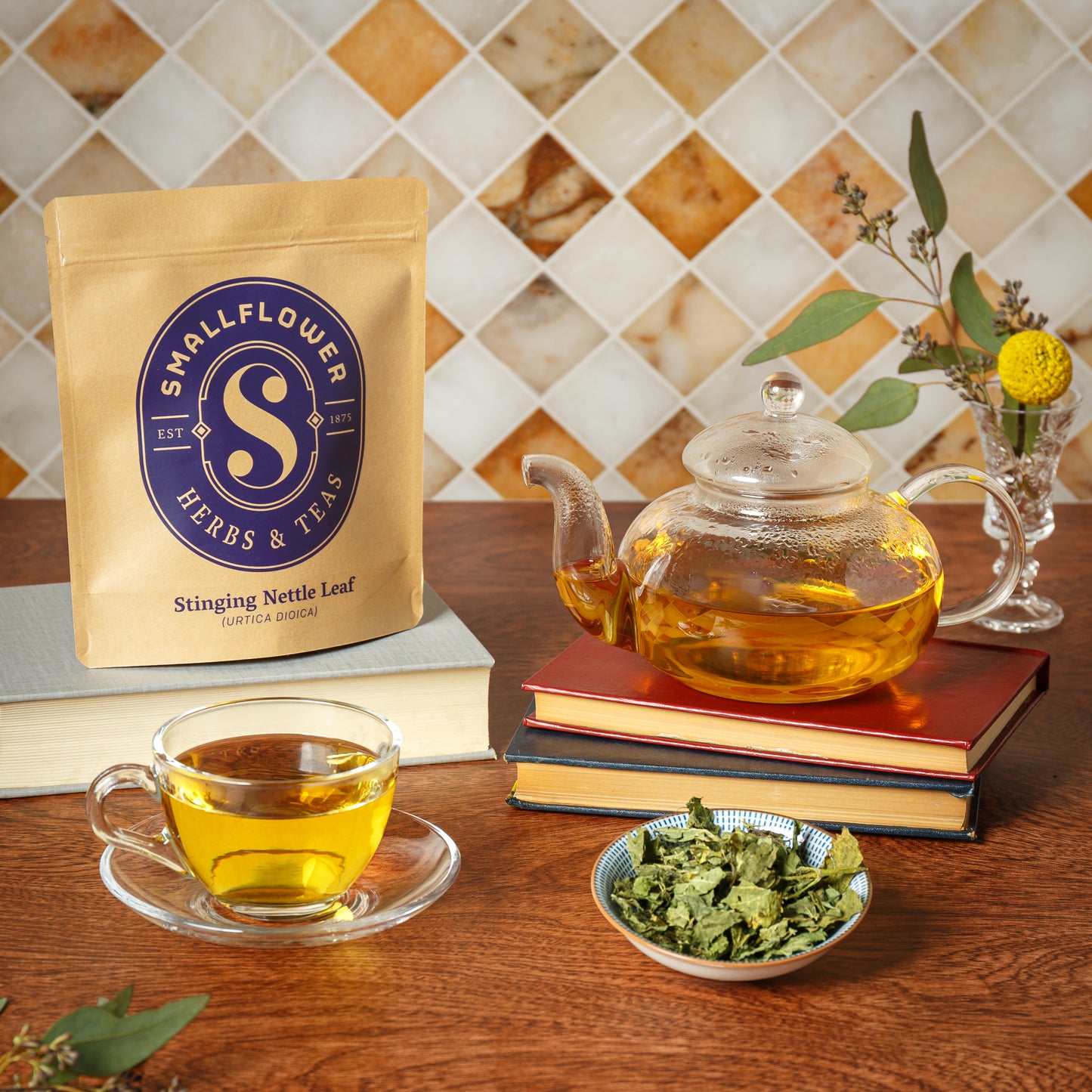 Lifestyle Image of Smallflower Stinging Nettle Leaf Tea