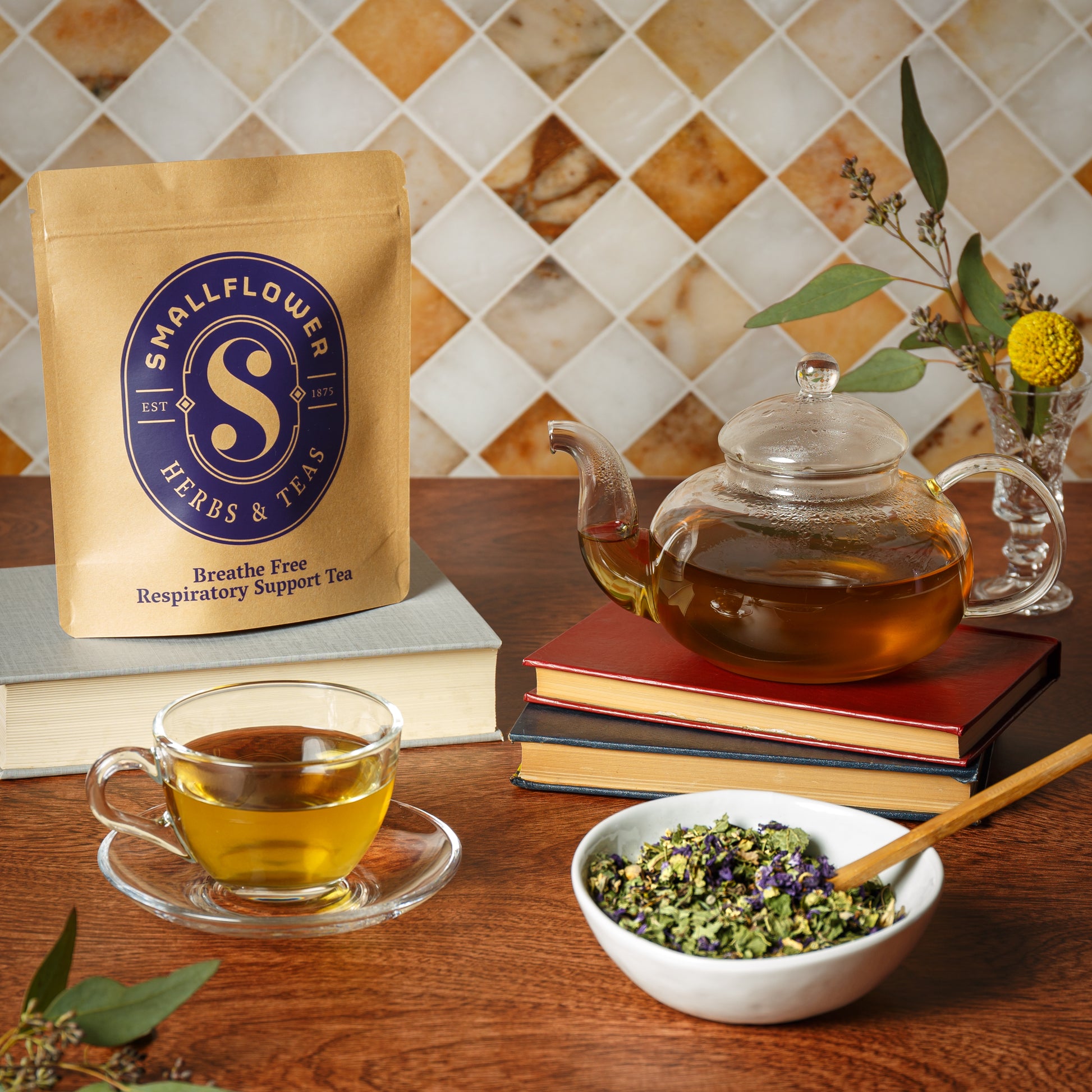 Lifestyle Image of Breathe Free Respiratory Support Tea