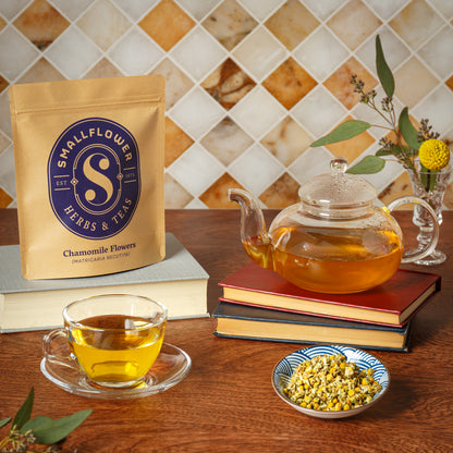 Lifestyle Image of Chamomile Flowers Small Bag