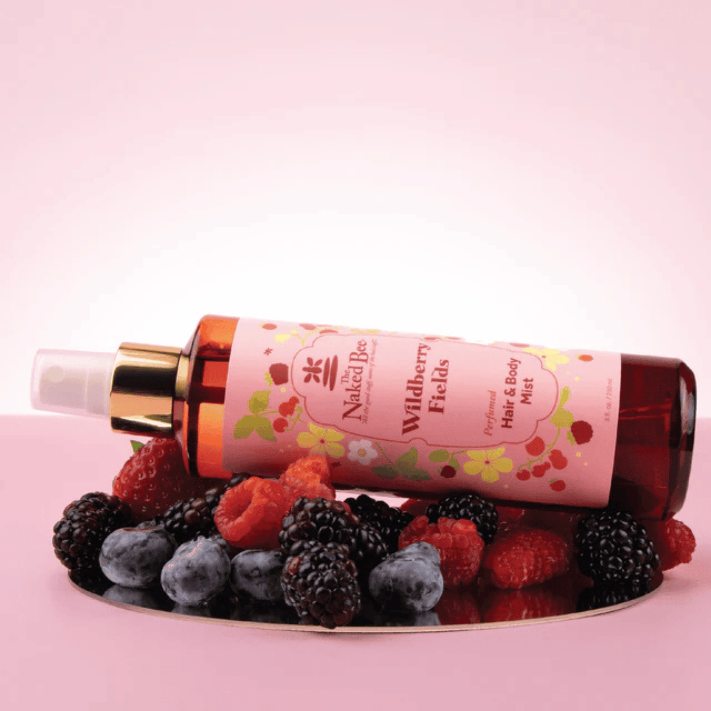 Alternate image of The Naked Bee Wildberry Fields Perfumed Hair & Body Mist (8 oz)