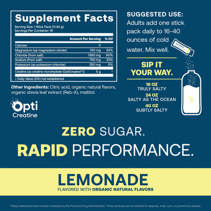 Alternate image of True Grace Lemonade ElectroMag + Creatine (16 count)