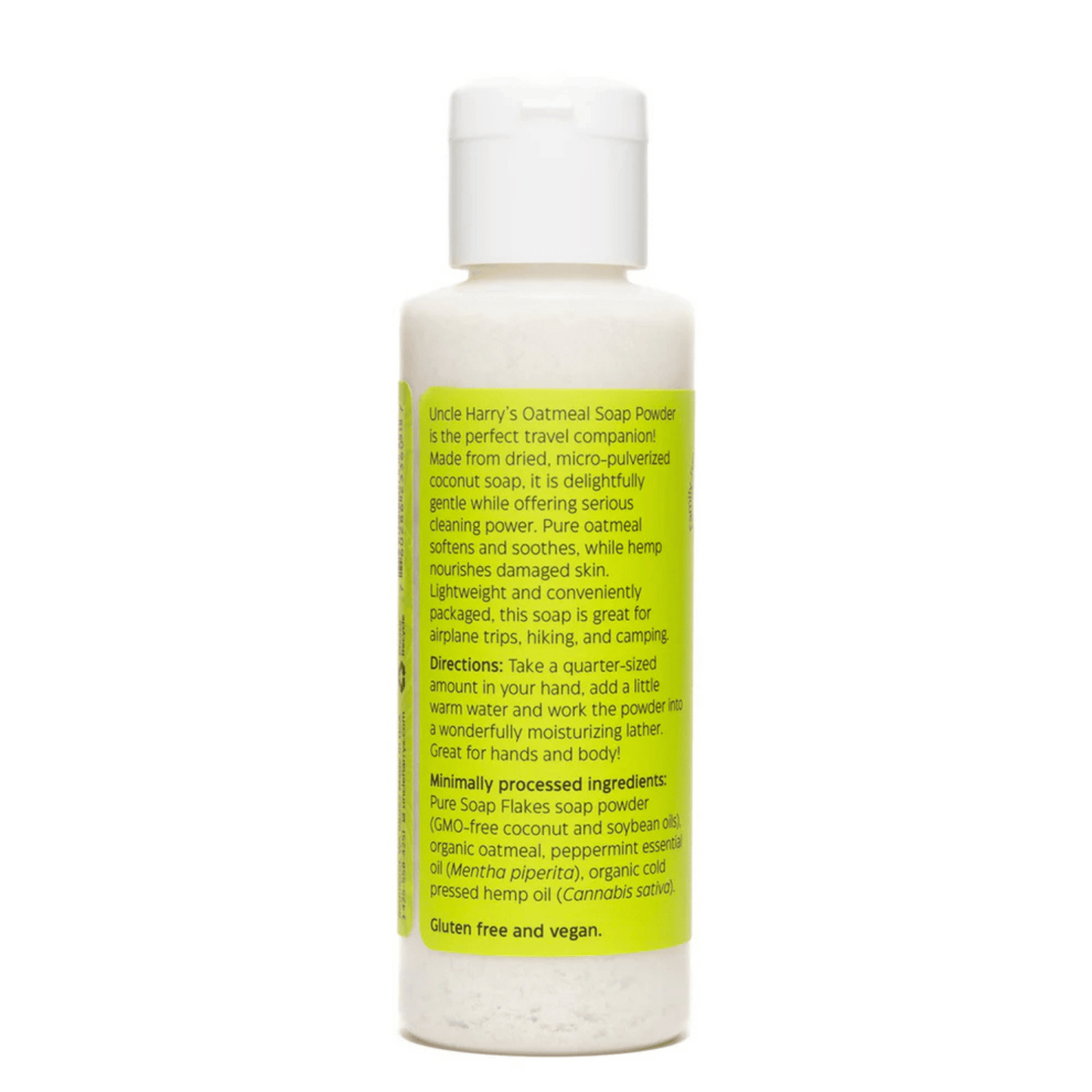 Uncle Harry's Natural Products Peppermint Oatmeal and Coconut Soap Powder (3 oz) #10089662