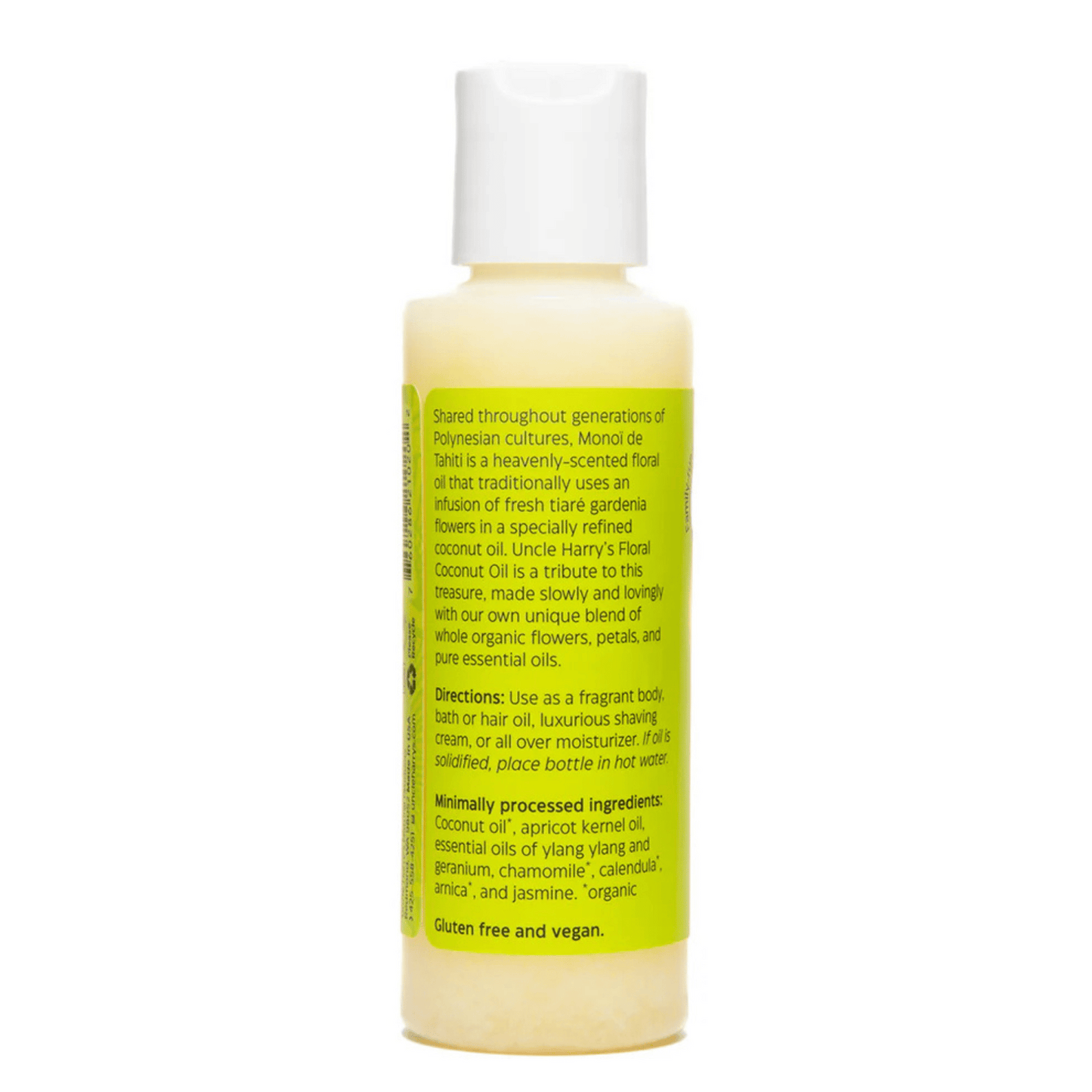 Uncle Harry's Natural Products Ylang Ylang Geranium Floral Coconut Oil (4 fl oz) #10089572