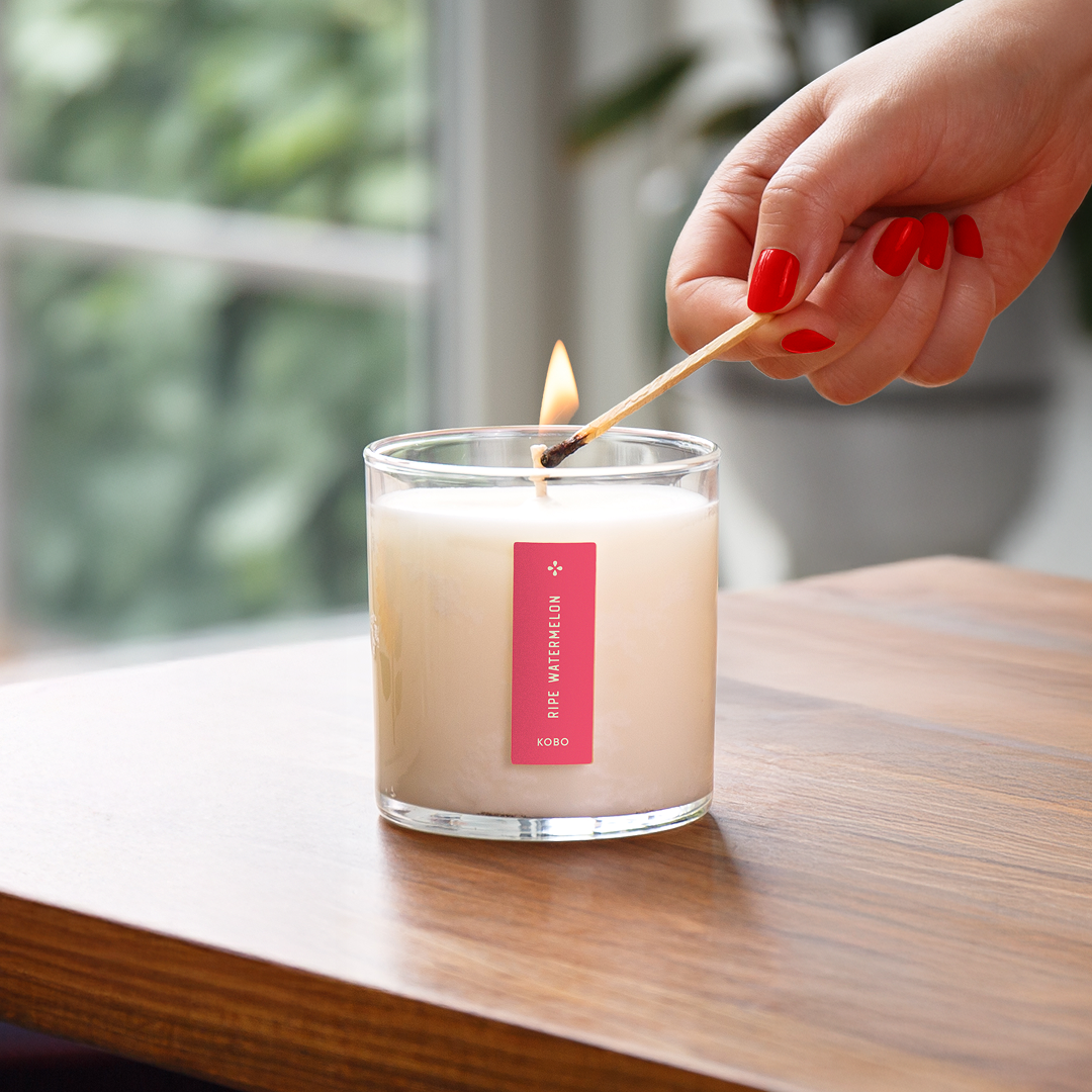 Alternate Image of Plant the Box Ripe Watermelon Candle 
