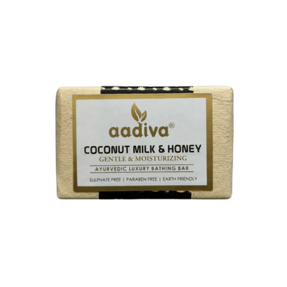Primary Image of Aadiva Coconut Milk and Honey Soap