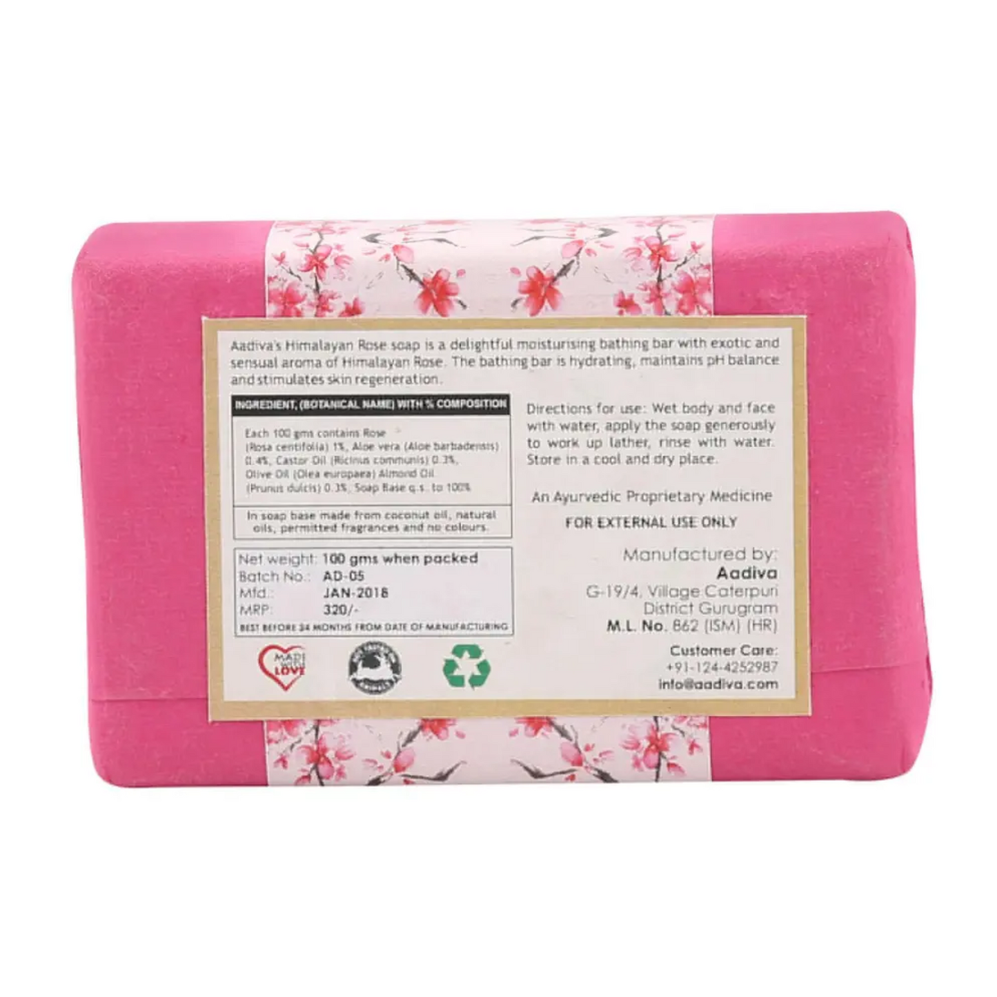 Alternate Image of Aadiva Himalayan Rose Soap